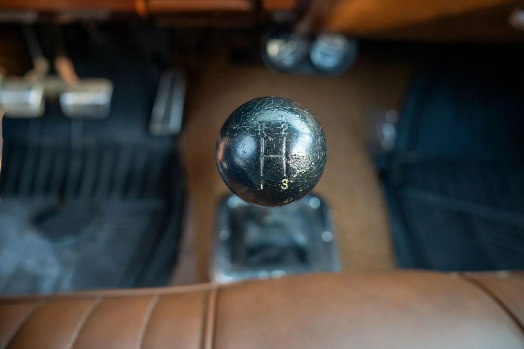 1973 Pontiac LeMans Sport Coupe: The Poor Man's GTO, With A 3-Speed Manual Transmission 11 Closeup of a 3-speed stick shift