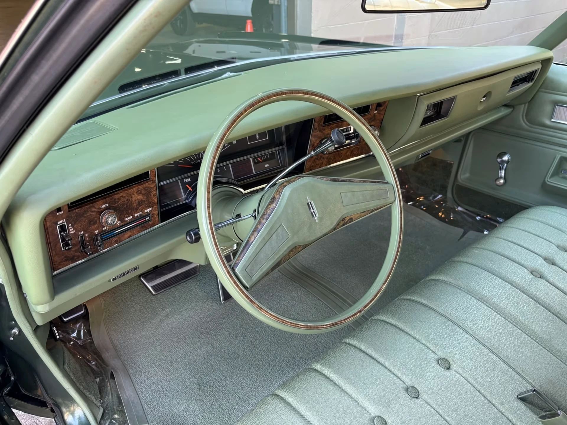 1974 Oldsmobile Toronado: Only 92 Miles And No Power Windows On This Triple-Green FWD Personal Luxury Coupe 8 Dashboard of a 1974 Toronado