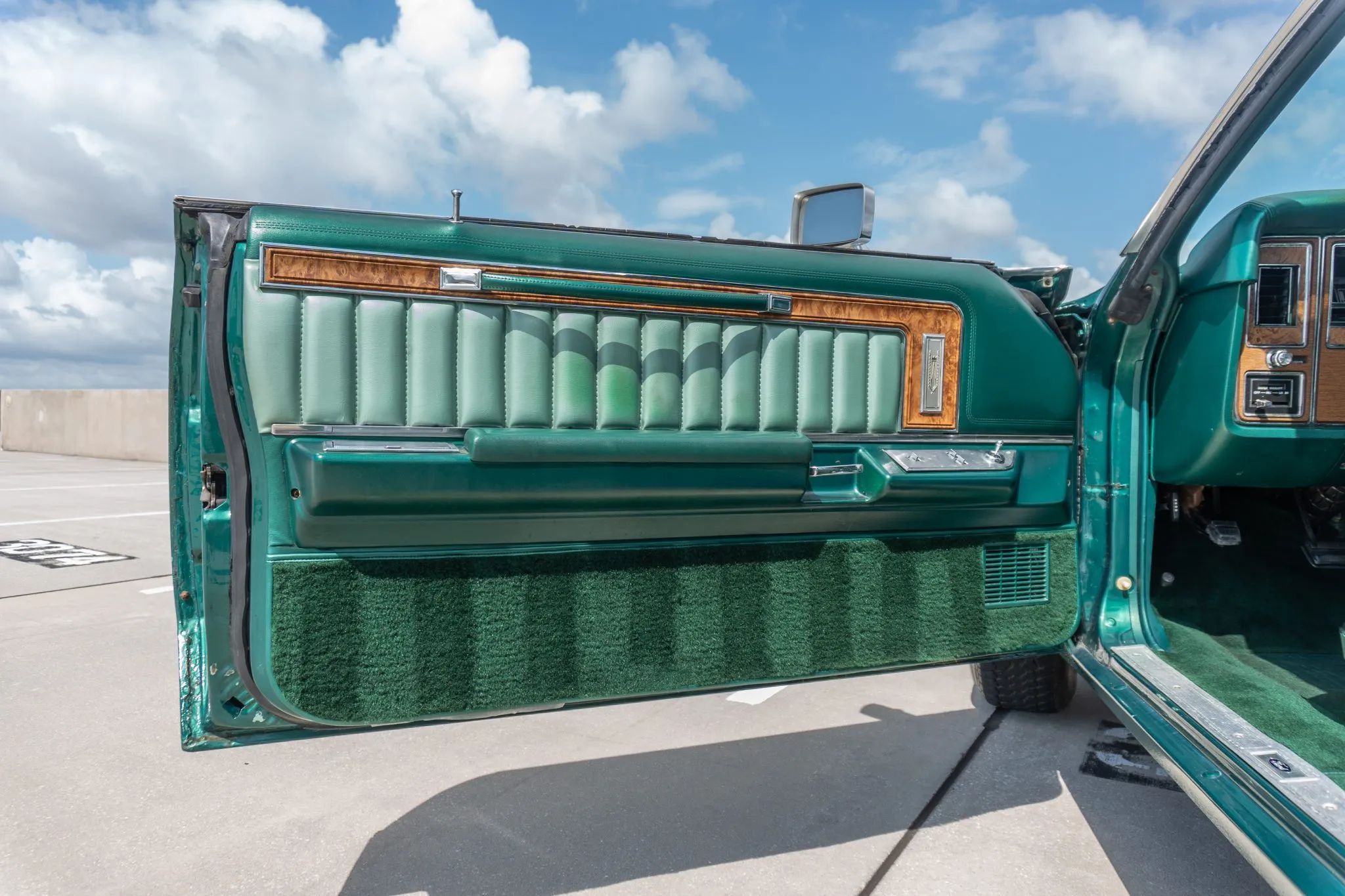 Driver's door of a 1977 Mercury Grand Marquis