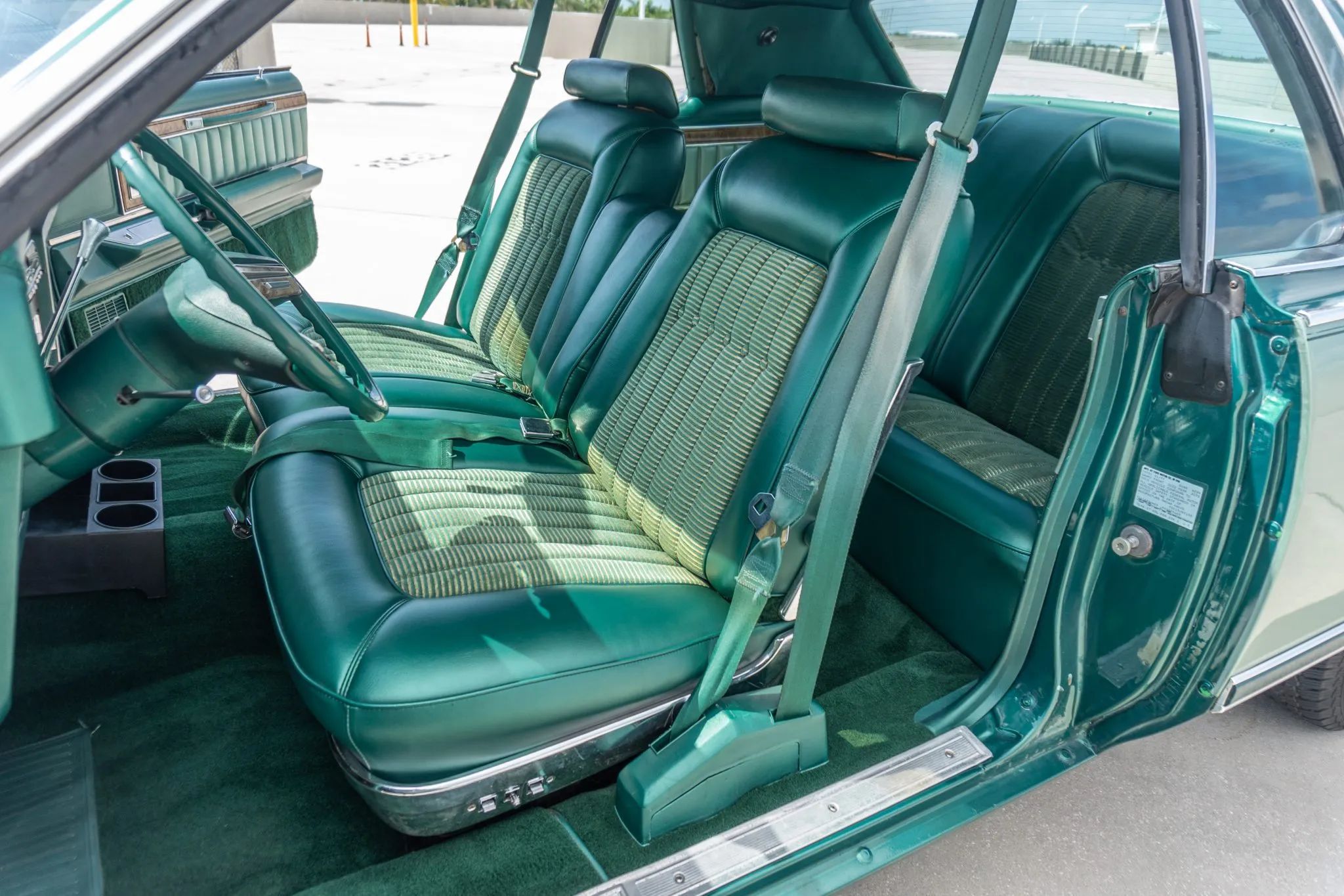 Front seat of a 1977 Grand Marquis