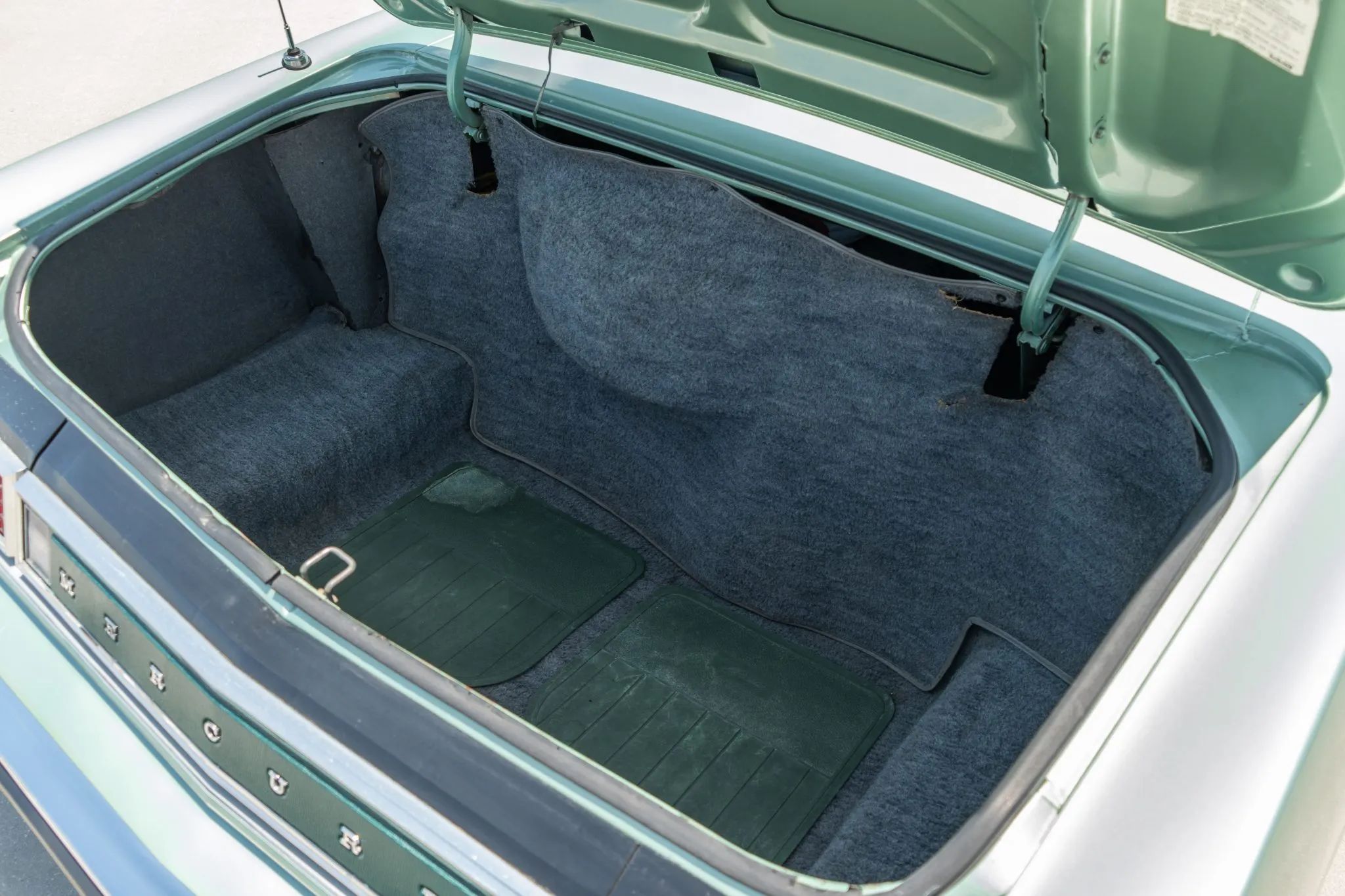 Trunk compartment of a 1977 Grand Marquis