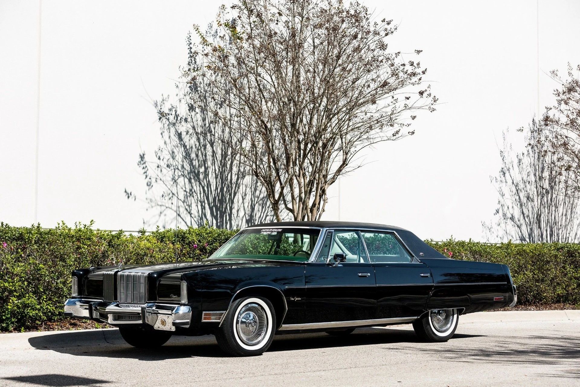 Left front 3q view of a 1978 Chrysler four-door