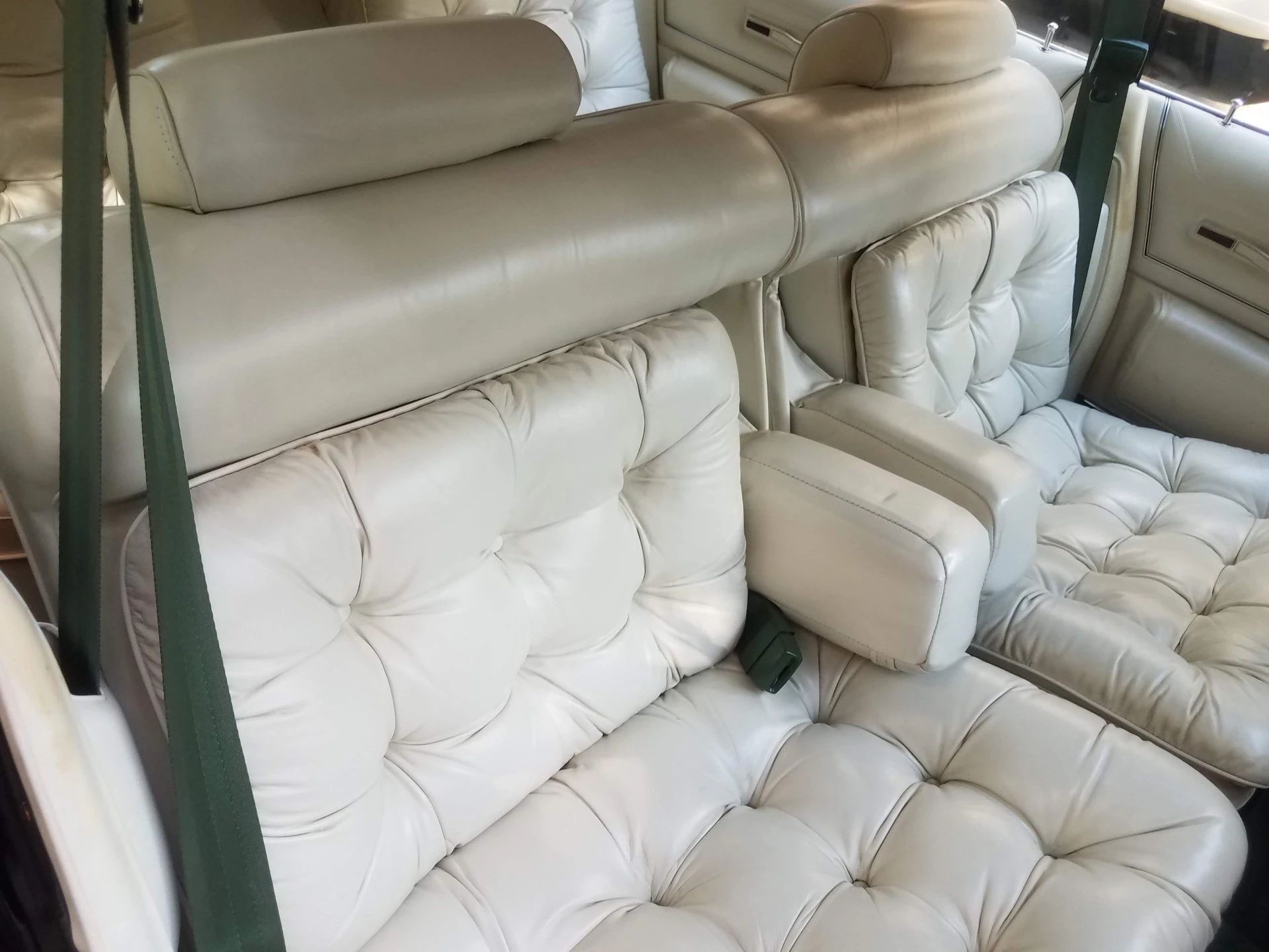 Pillowy front seat of a 1978 Chrysler