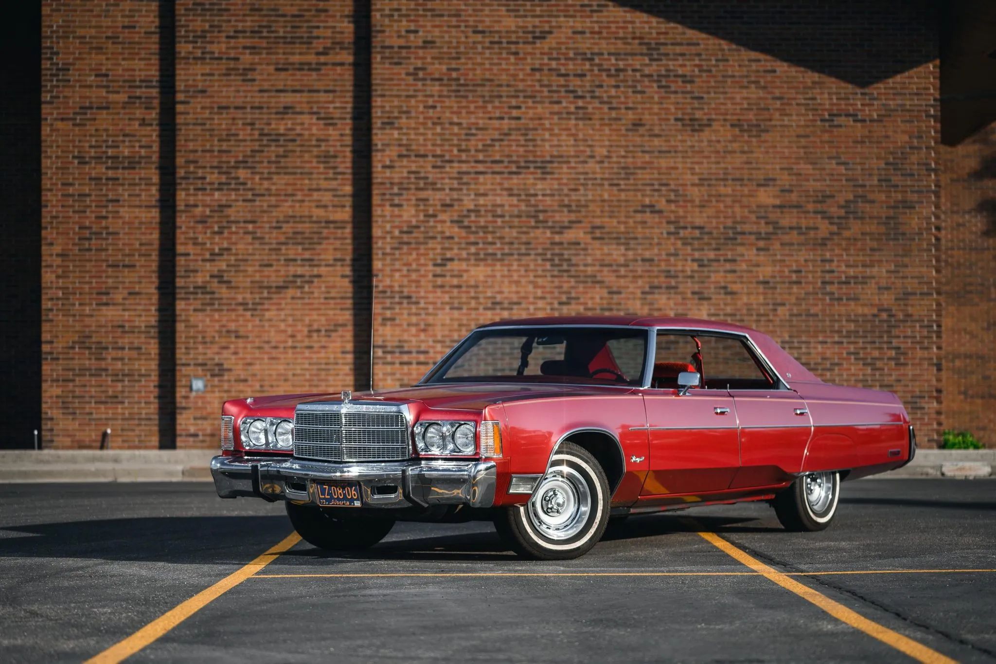 Left front 3q view of a 1978 Chrysler four-door