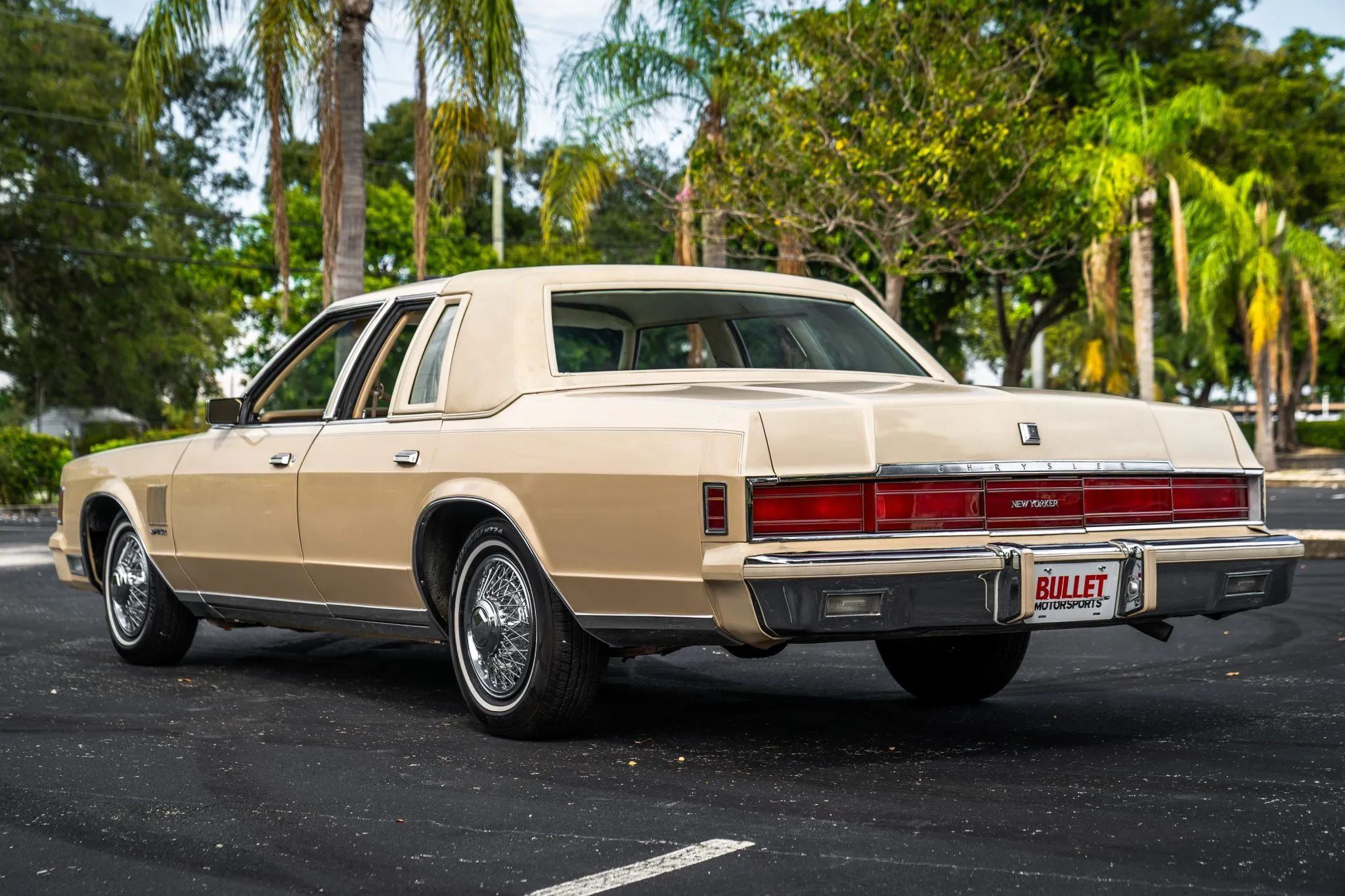 Left rear 3q view of a 1979 Chrysler New Yorker sedan