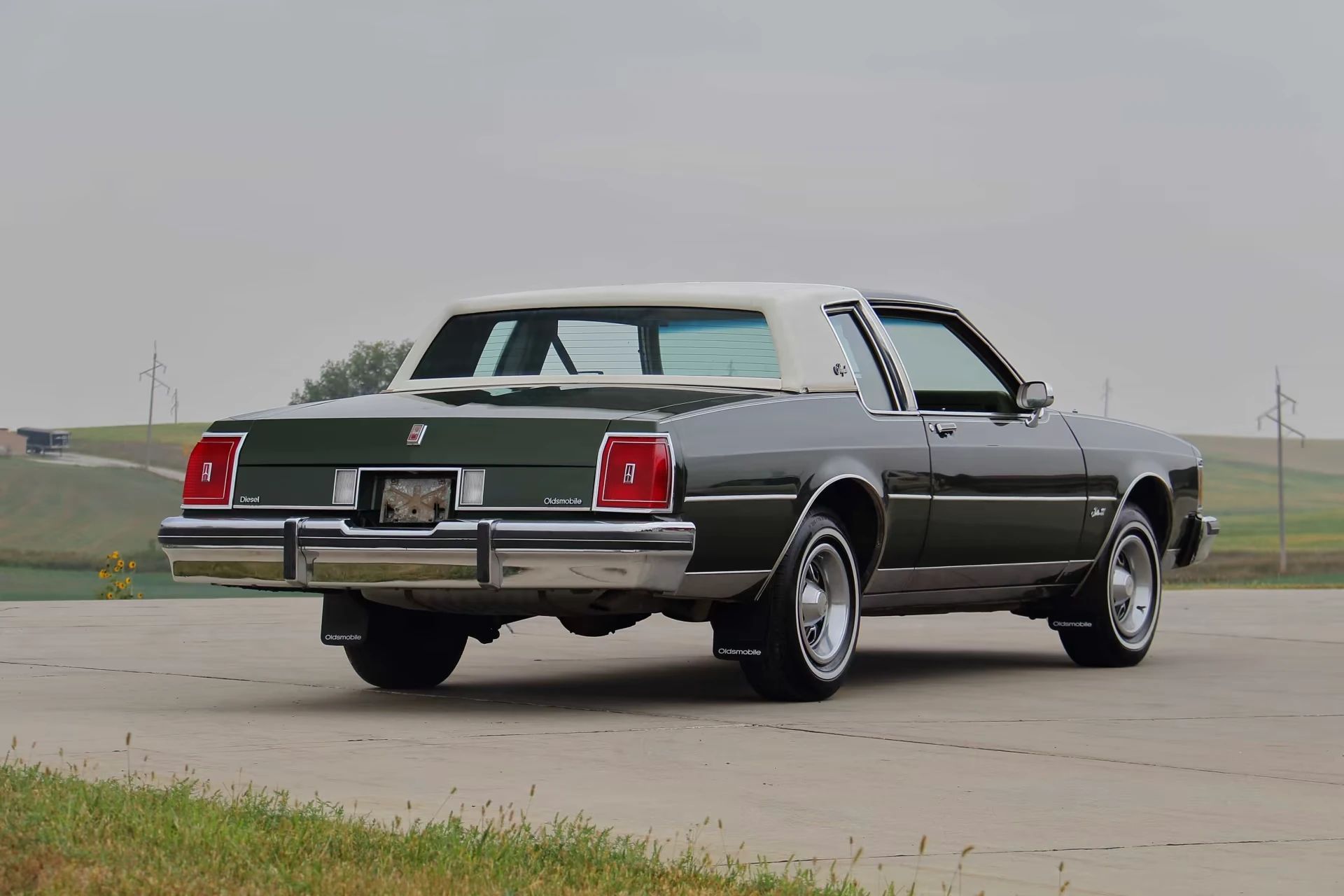 1980 Oldsmobile Delta 88 Royale Coupe With Diesel V-8: Disco-Era Diesel Survivor 3 Right rear 3q view of a 1980 Oldsmobile 88 coupe
