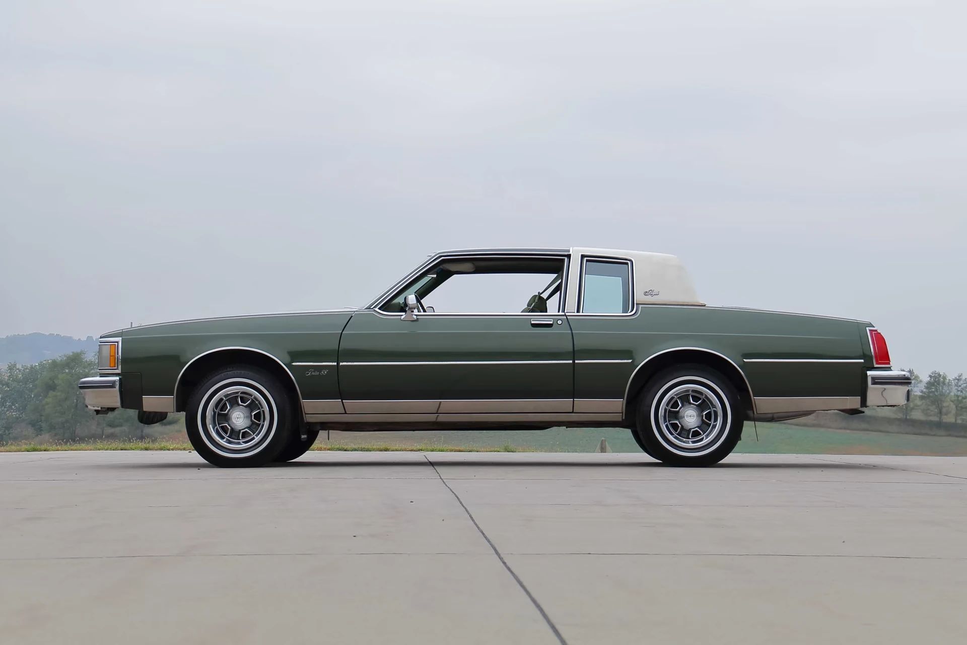 1980 Oldsmobile Delta 88 Royale Coupe With Diesel V-8: Disco-Era Diesel Survivor 11 Left side view of a 1980 Oldsmobile 88 coupe