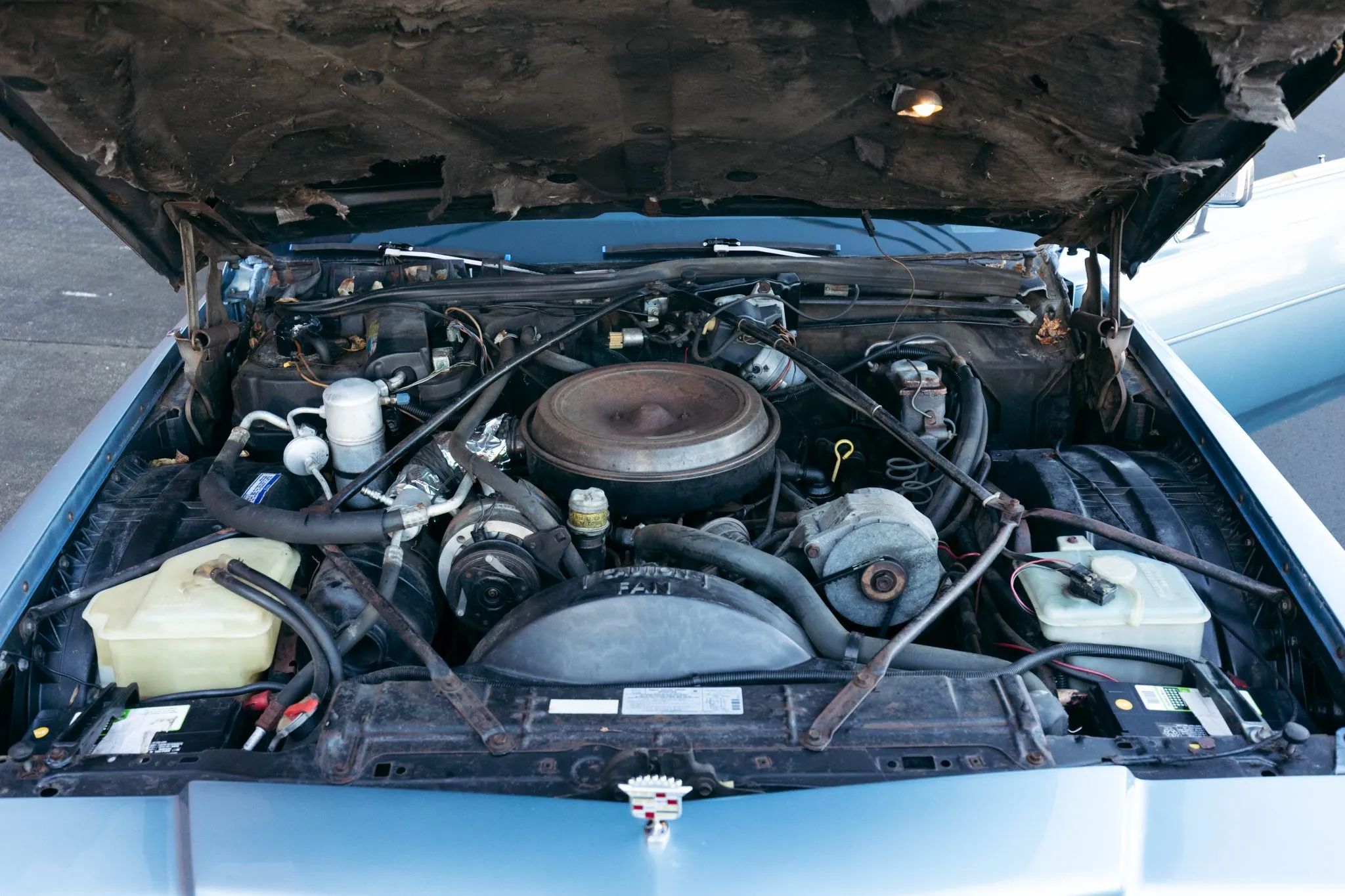 Diesel V-8 in a 1981 Cadillac