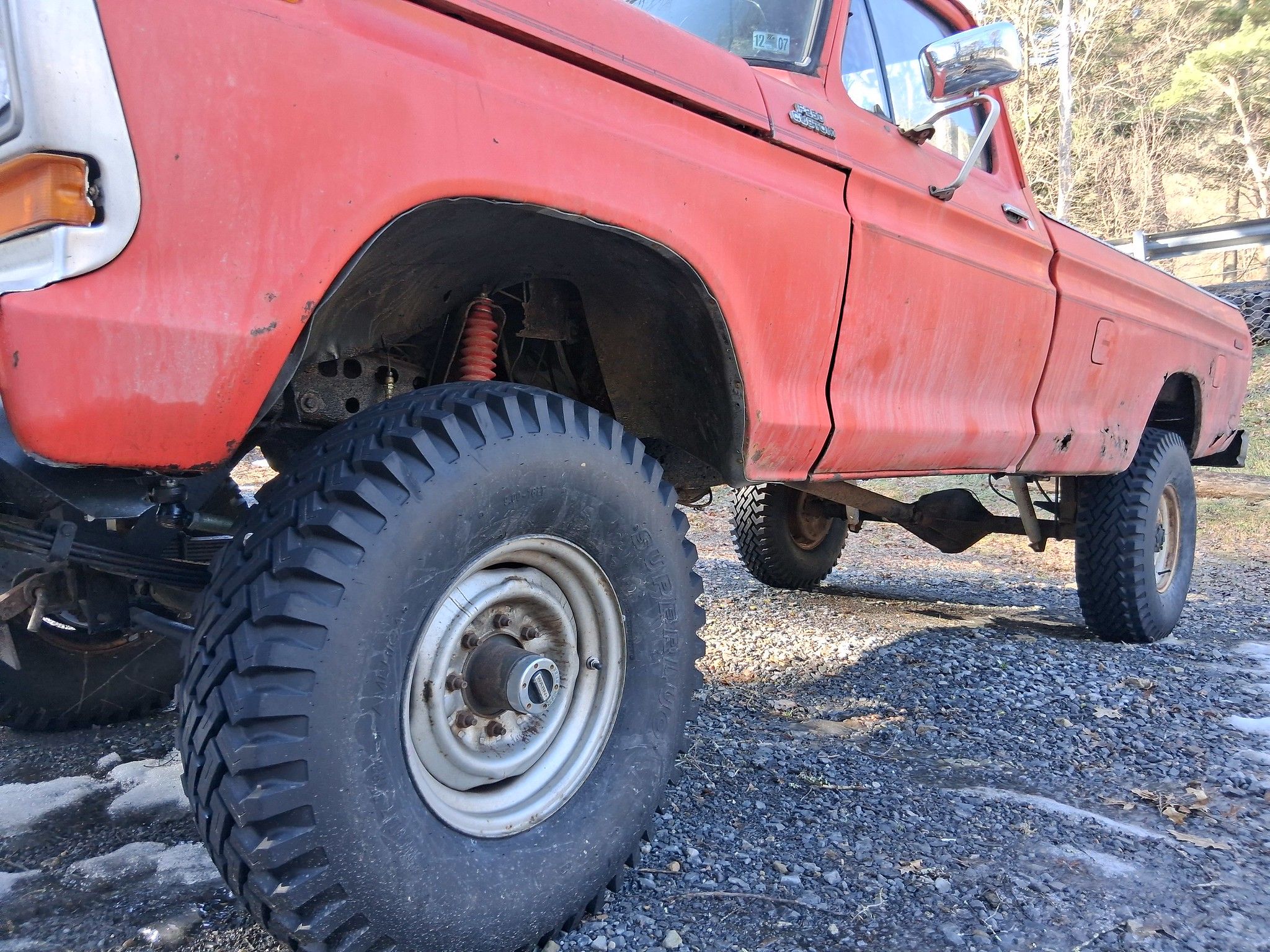 Image of coral 1979 Ford F-250 4X4
