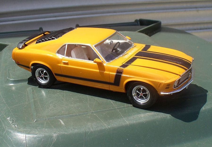 1969-1971 Ford Mustangs In Scale Form 7 70 Boss 302 Outside