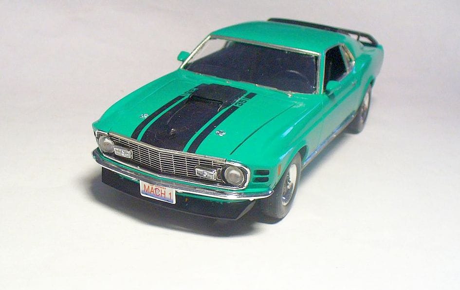 1969-1971 Ford Mustangs In Scale Form 8 70 Mach 1.3
