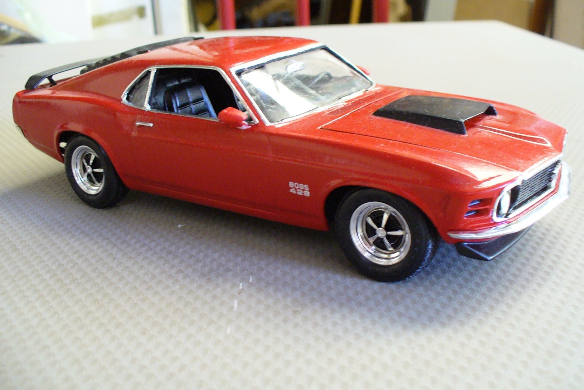 1969-1971 Ford Mustangs In Scale Form 5 70Boss429Red1
