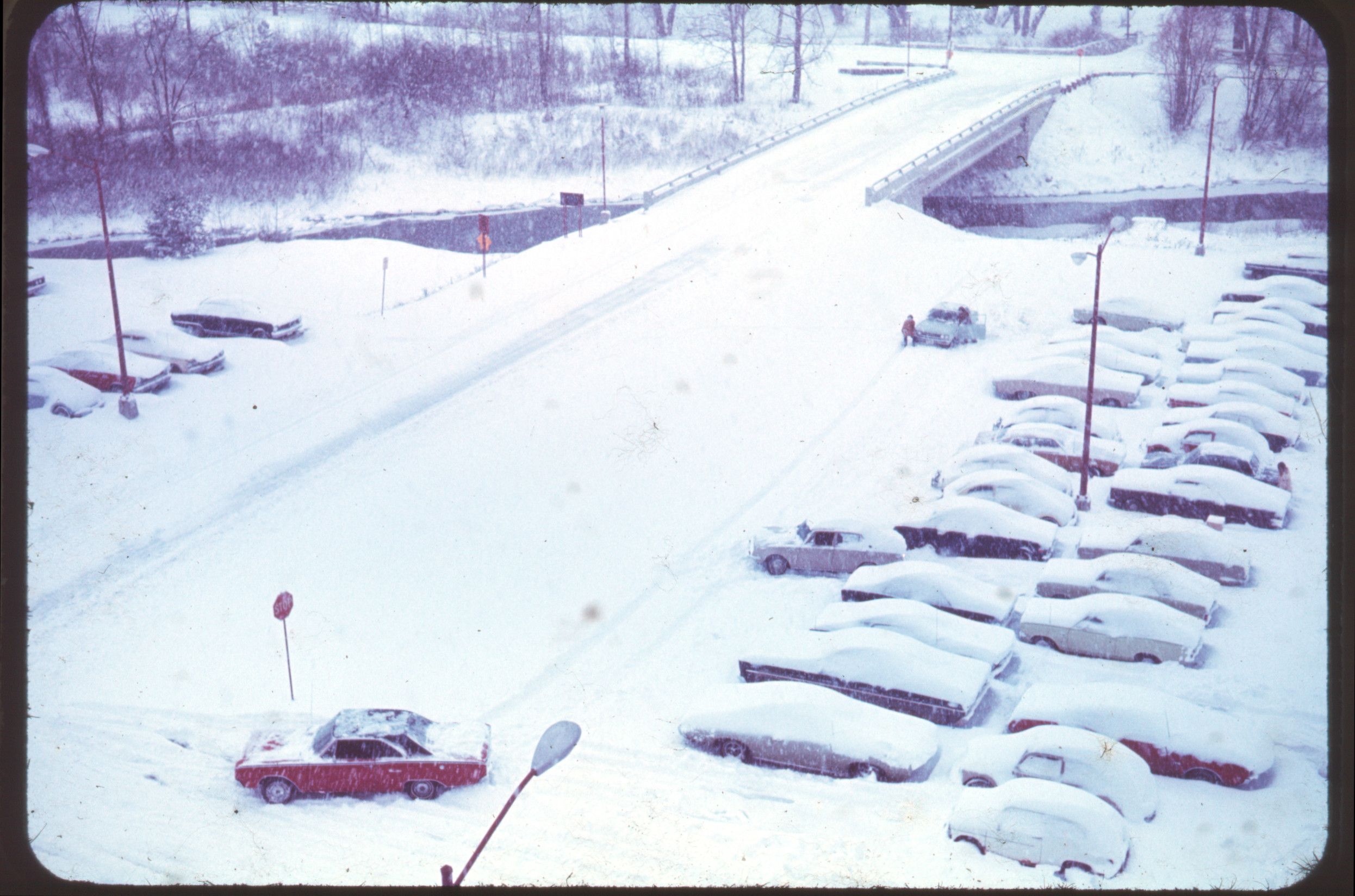 Vintage Photos Of Cars From My Family Archives - 1963-75 23 70nov cars under snow2