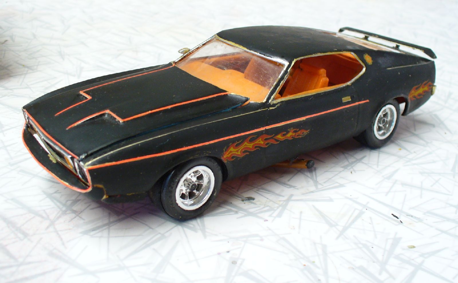 1969-1971 Ford Mustangs In Scale Form 9 71Mustangblack1