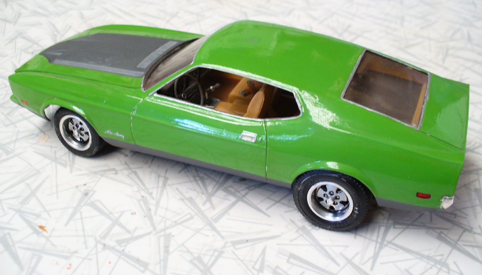 1969-1971 Ford Mustangs In Scale Form 10 71Mustanggreen.3