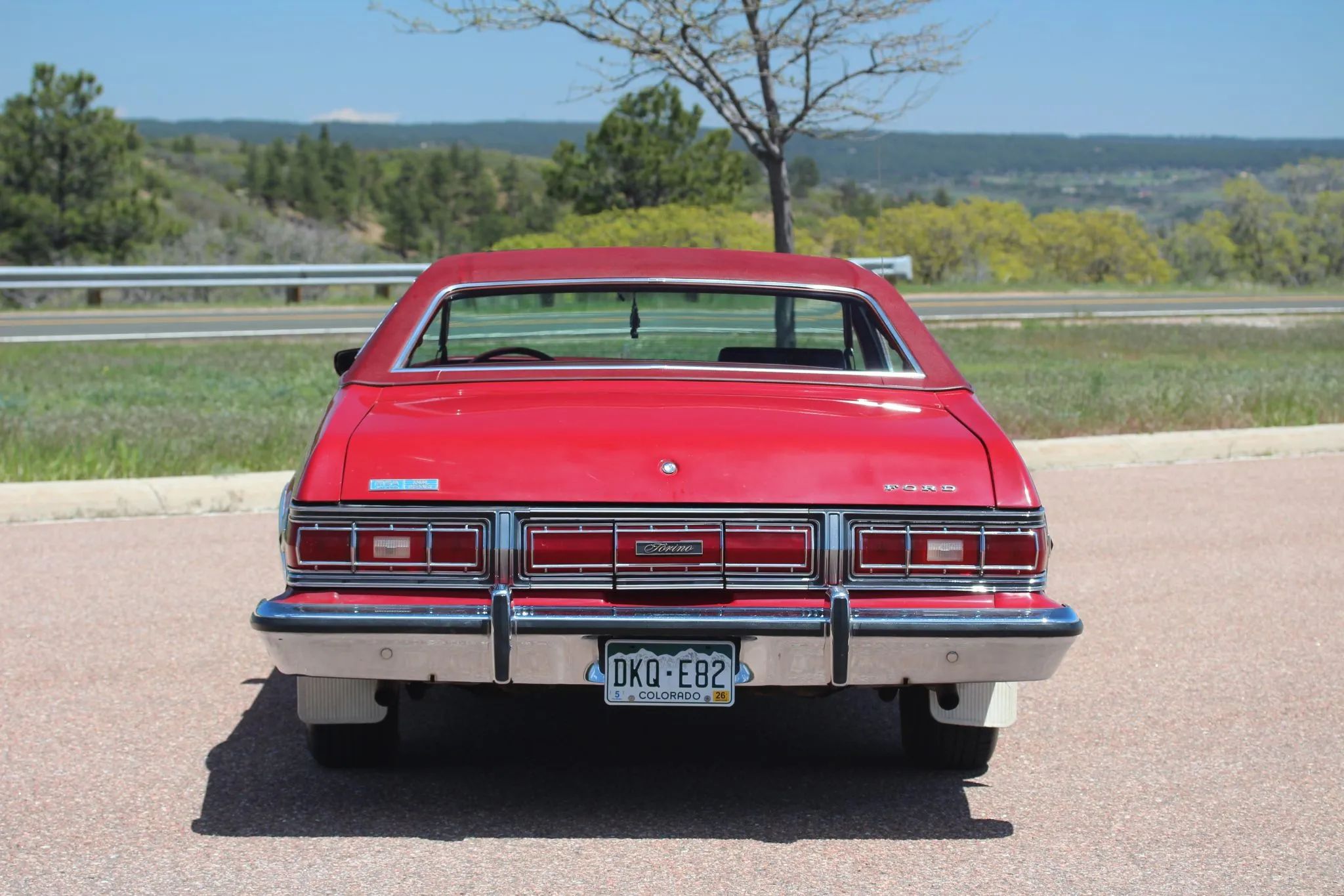 Ford's Gran Torino Elite and Mercury's Cougar XR-7: Ford Undercuts Mercury Again For 1974 9 Tail of red 1974 Ford Gran Torino Elite