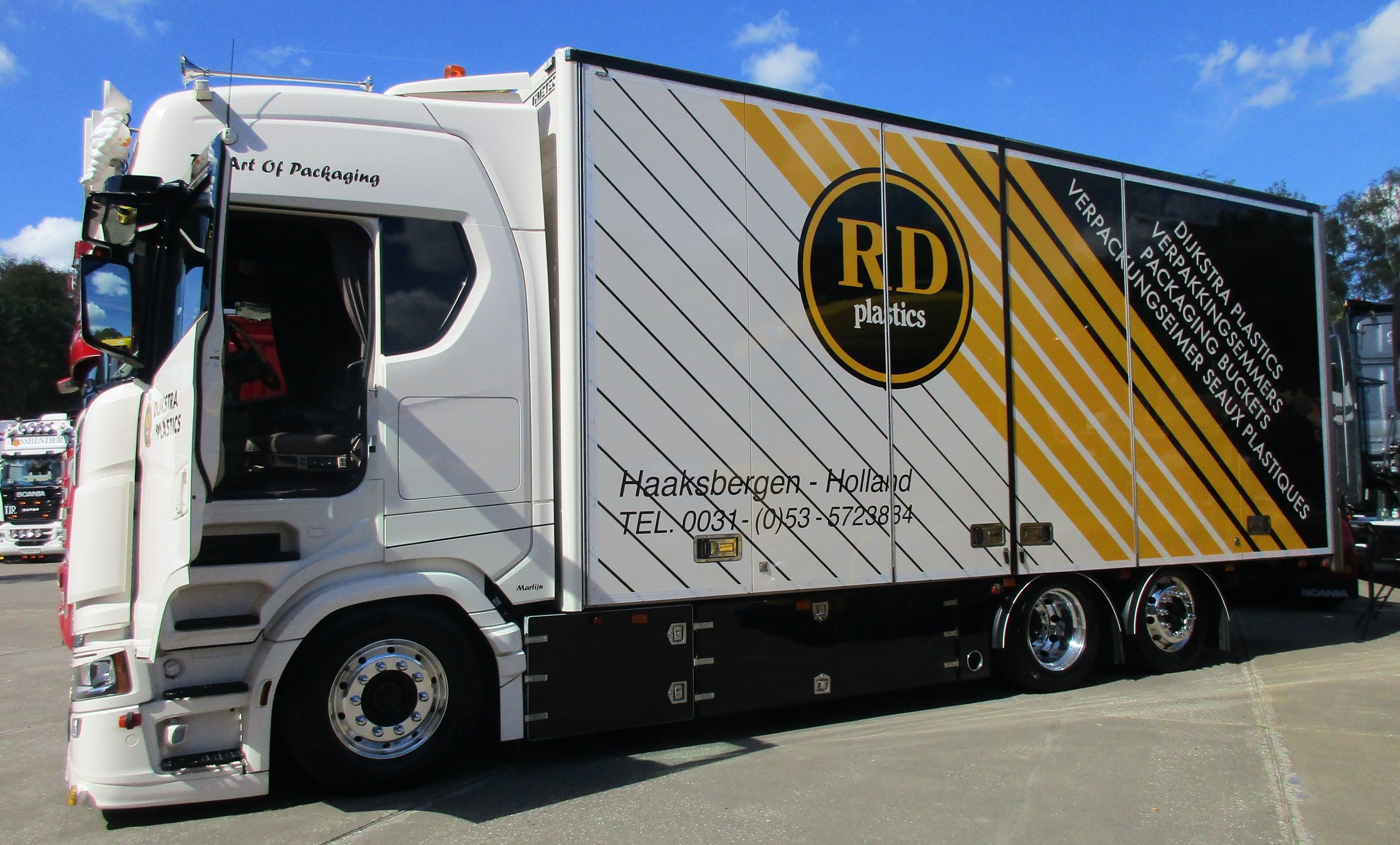 2025 Trucks@Twenthe Show - Post-Event Report 30 Dijkstra Plastics - 2023 Scania S530 V8 6x2*4 box truck - 2