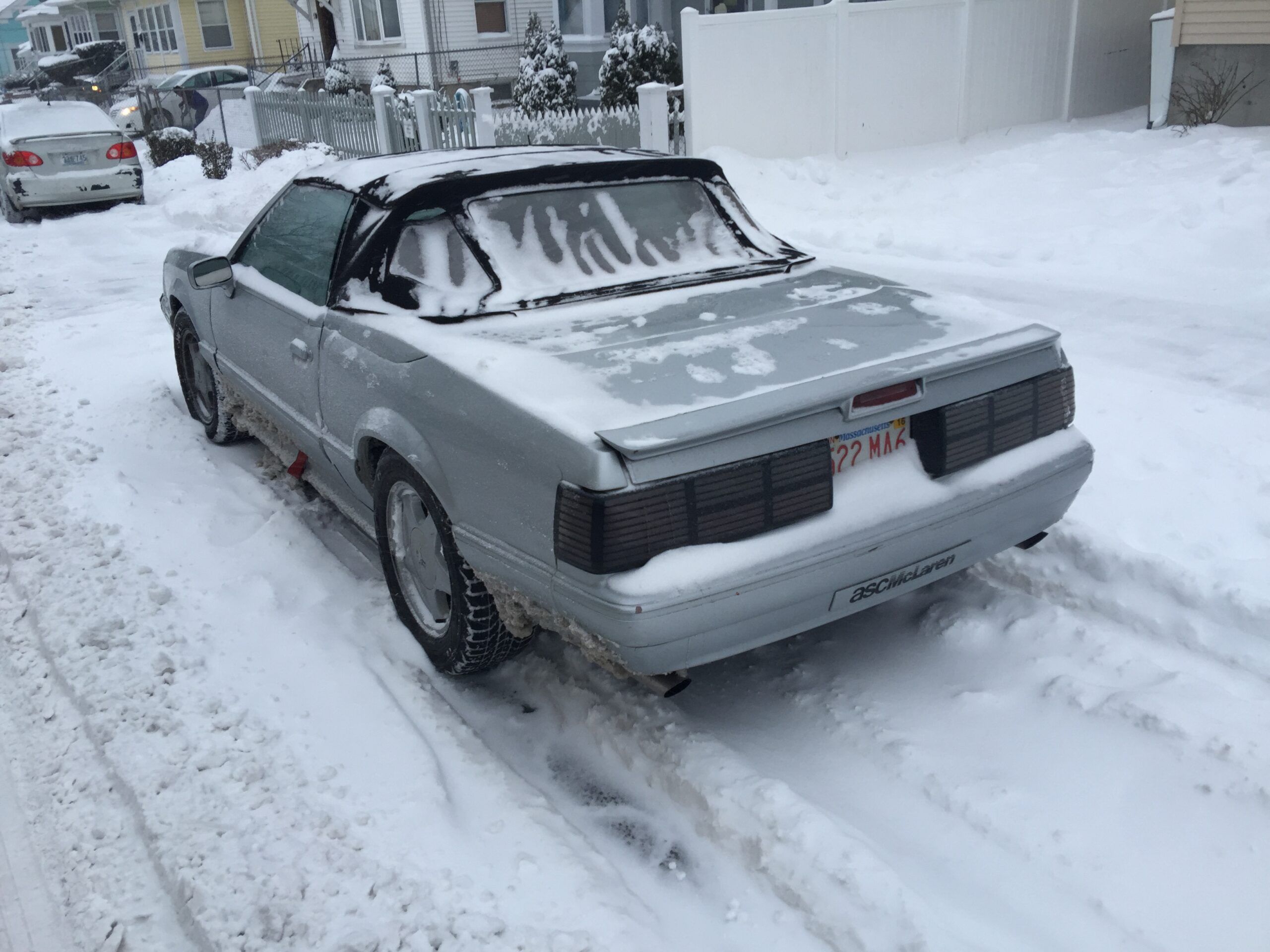 Curbside Find: 1987-1990 ASC McLaren Mustang - Rare 'Stang Out For The Winter 2 IMG 5765 scaled