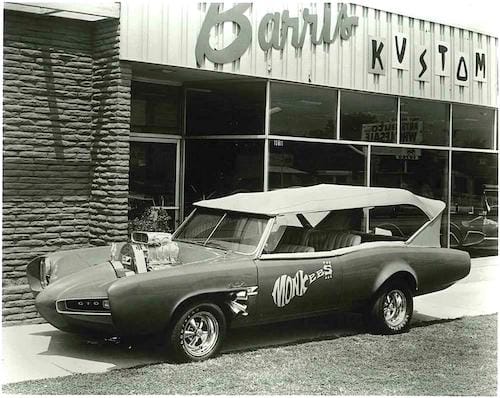 Monkeemobile No 2 parked at Barris