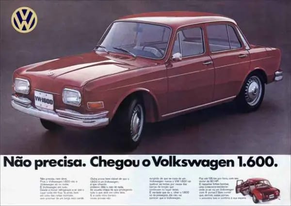 Two-Door vs. Four-Door Cars - The Long-Running War Between Germany And France 13 a VW BR 1600 4door ad