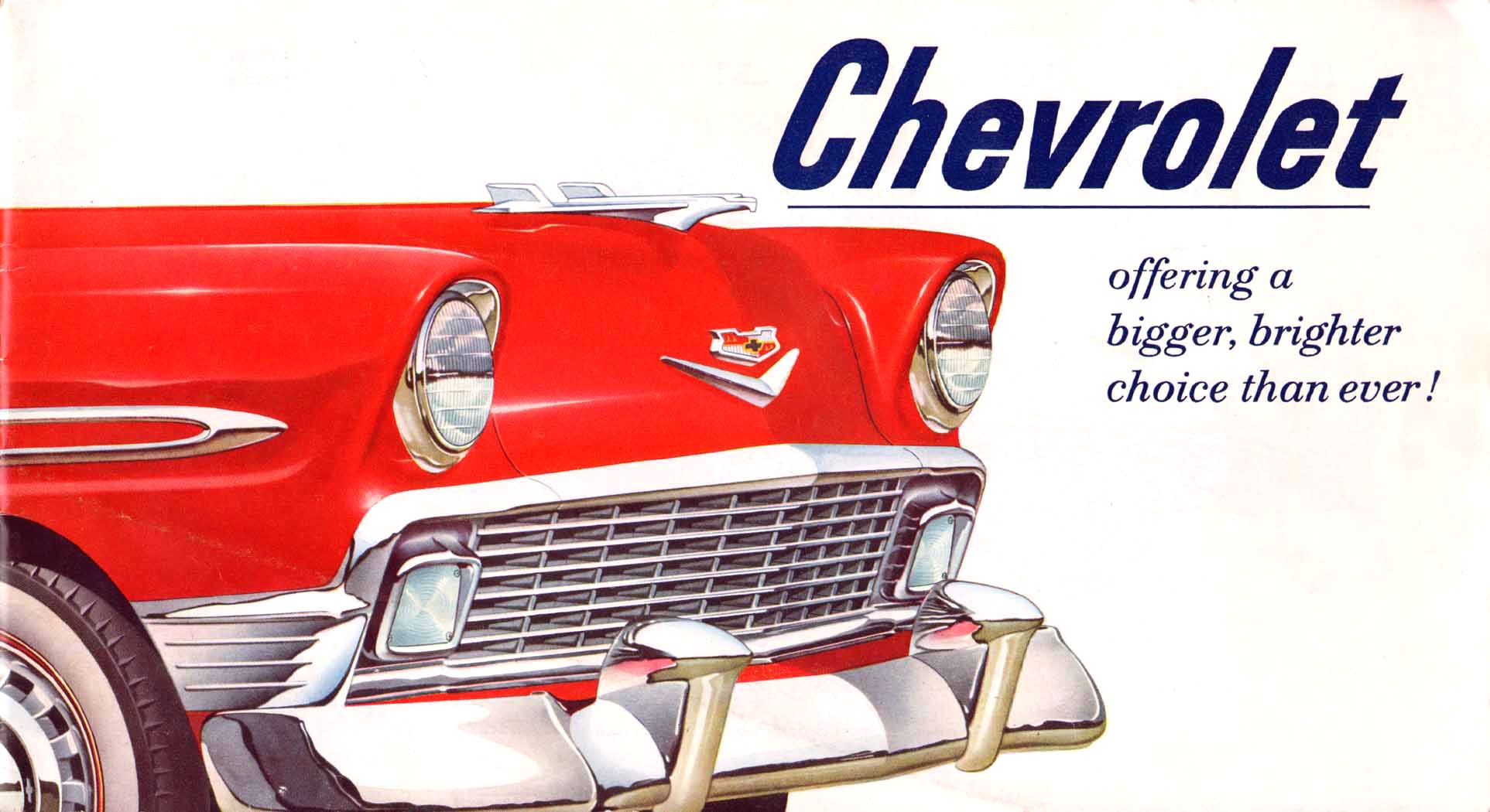 1956 Chevrolet Bel Air brochure pages 2