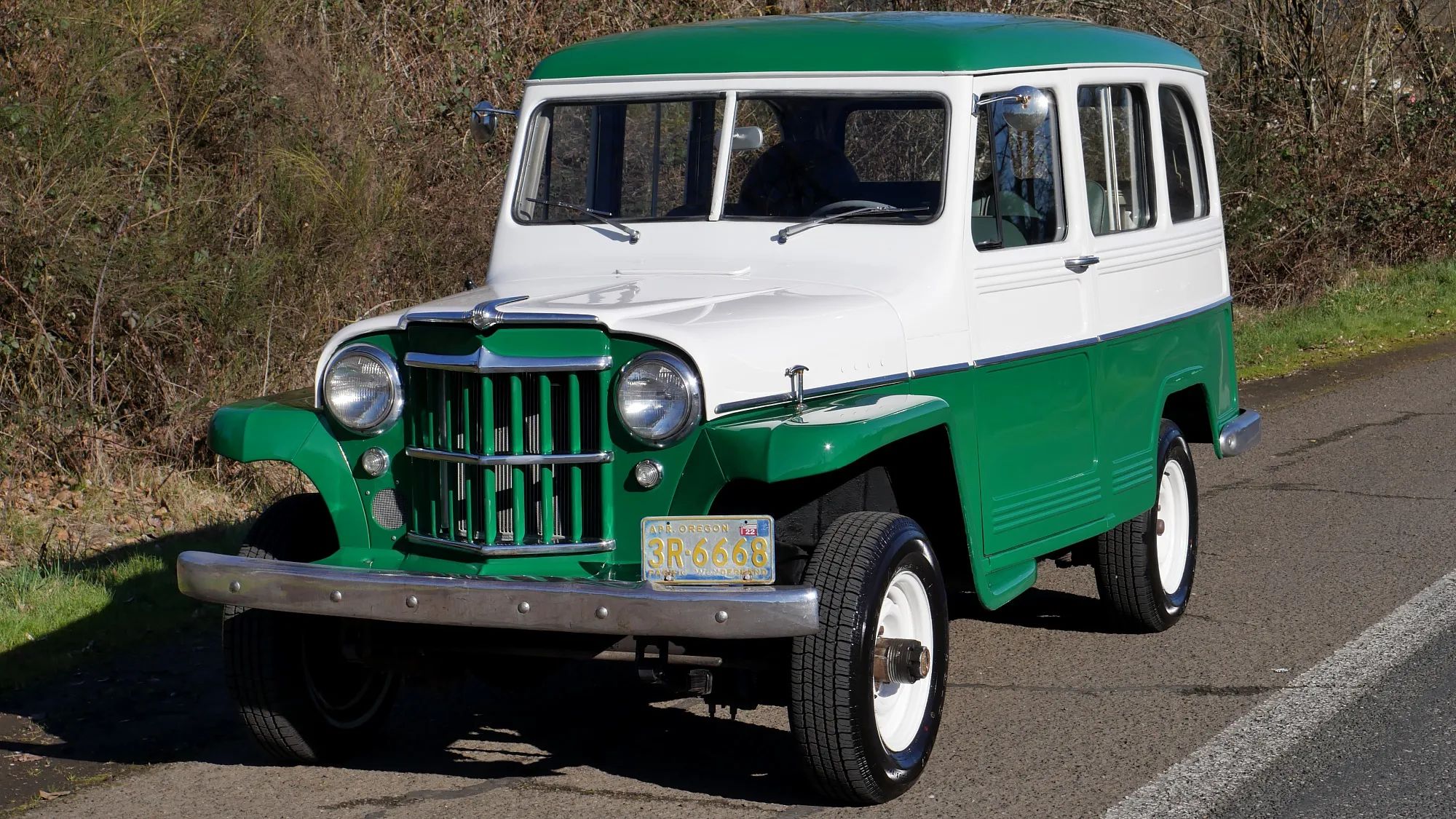 What's The Difference Between A Car And A Truck These Days? Here's How The NHTSA And EPA Define It 5 Left front 3q view of a two-tone 1958 Willys wagon