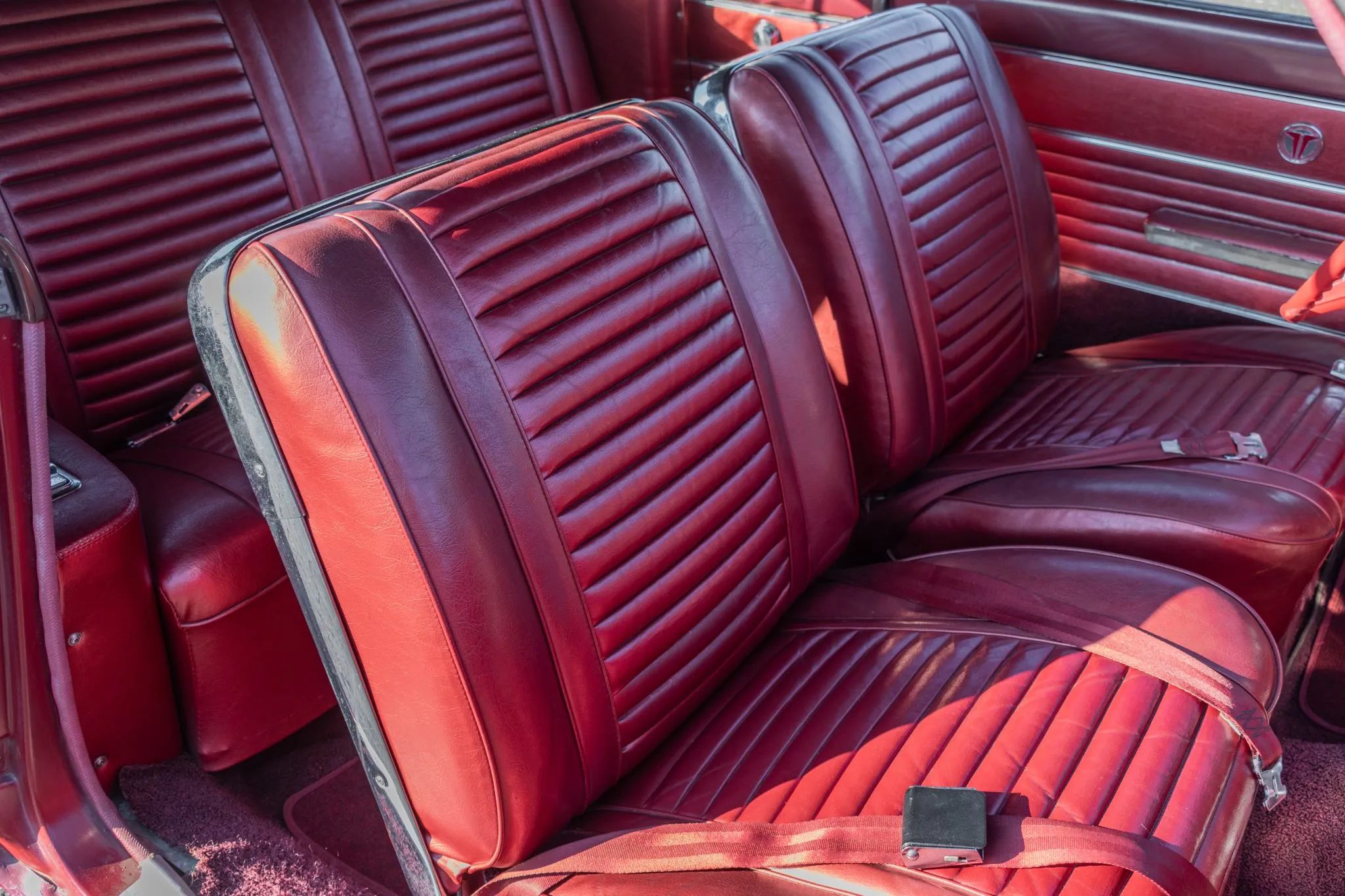 1963 Oldsmobile F-85 Cutlass Convertible With Aluminum V-8 And 4-Speed: Not Quite A 4-4-2 5 Bucket seats in a 1963 Olds Cutlass convertible