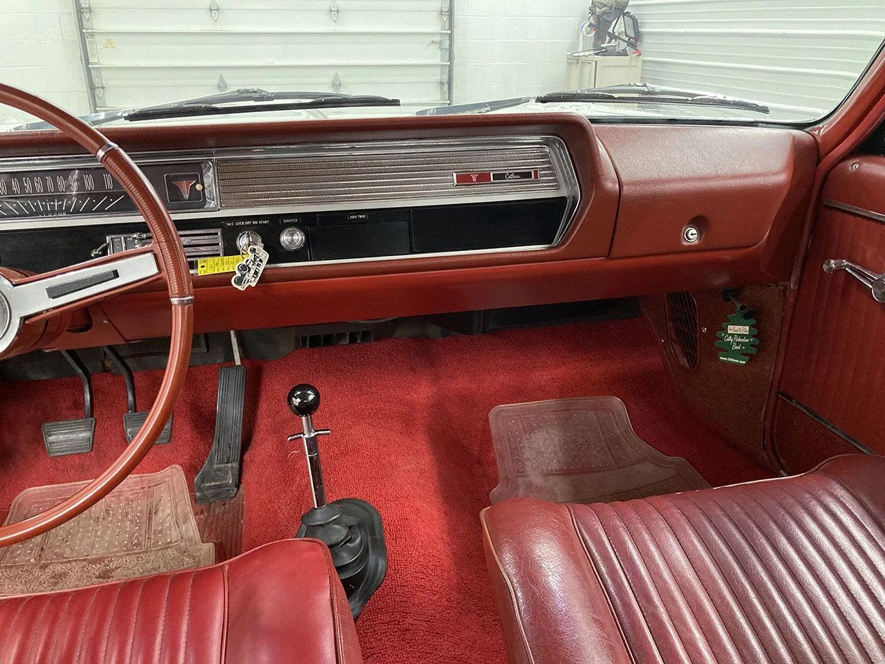 Dashboard of a 1964 Olds Cutlass