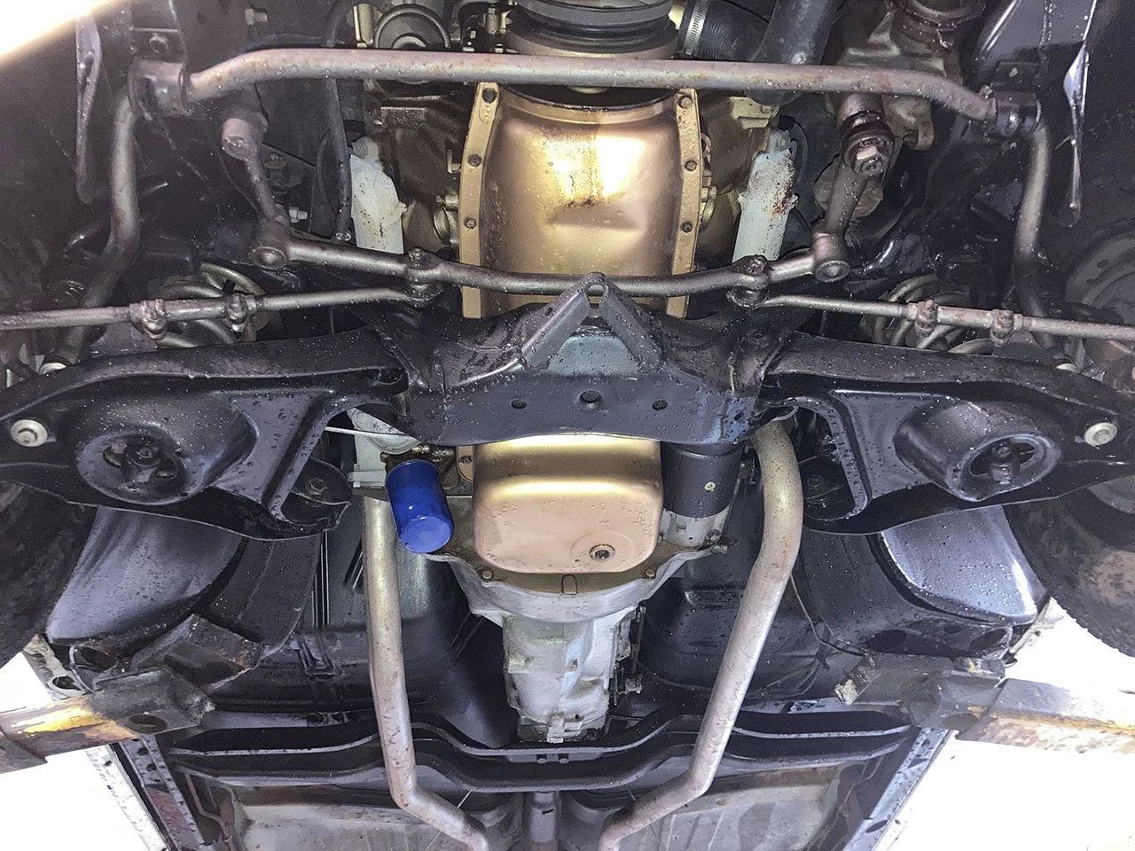 Engine and front suspension of a 1964 Olds 4-4-2