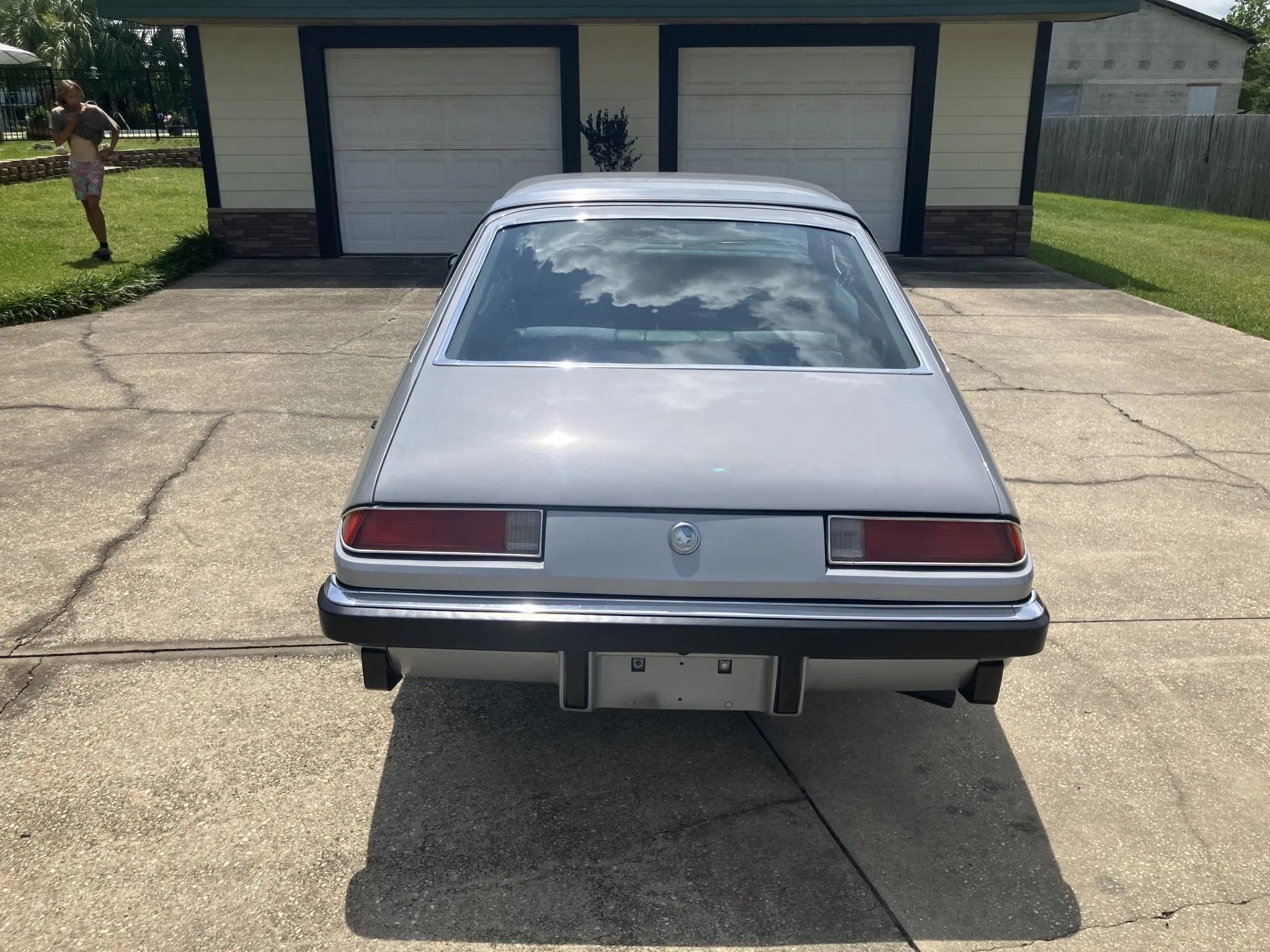Rear view of a 1976 Buick Skyhawk coupe