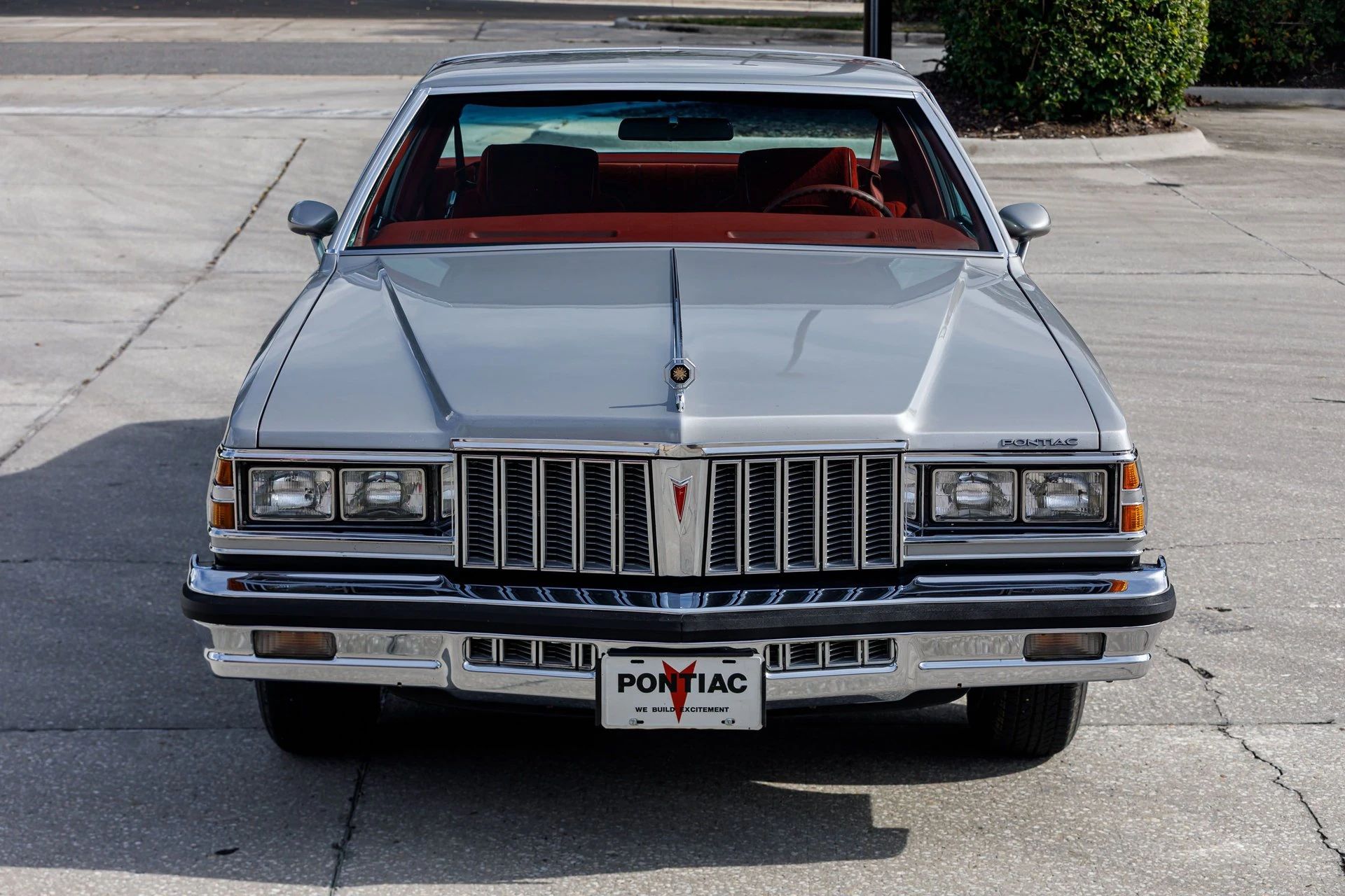1979 Pontiac Bonneville Coupe: Rare And Plush Bucket Seat B-Body 22 High-angle front view of a 1979 Pontiac