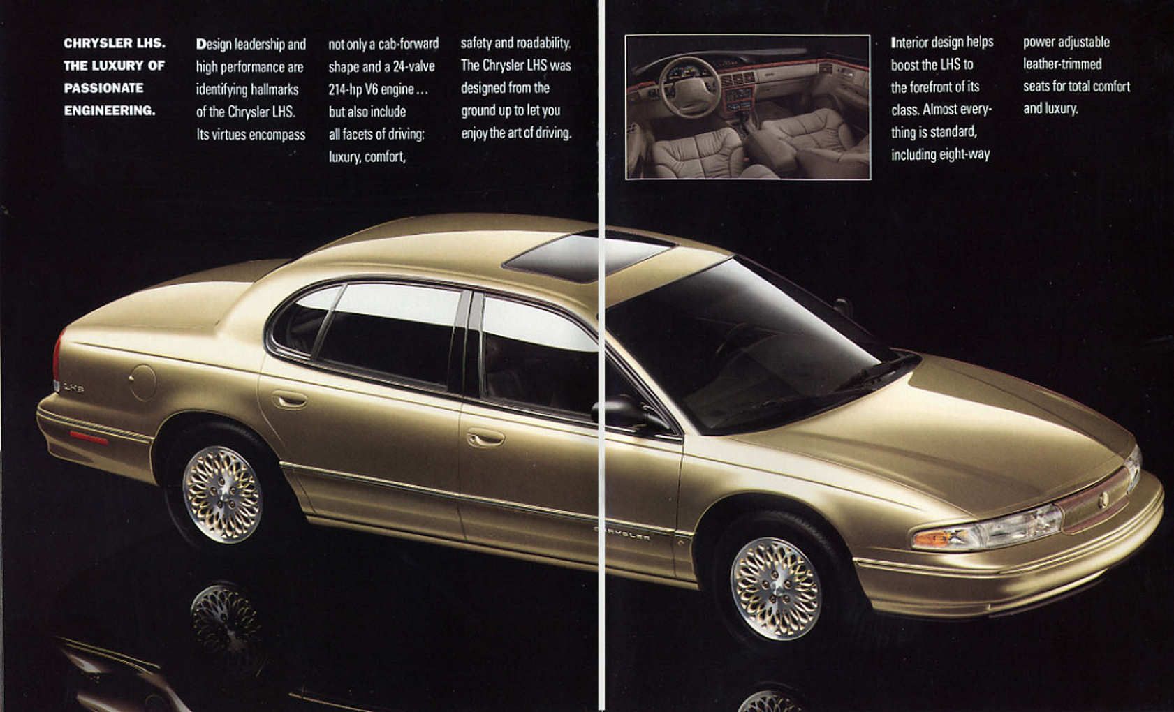 1996 Chrysler LHS brochure pages 1