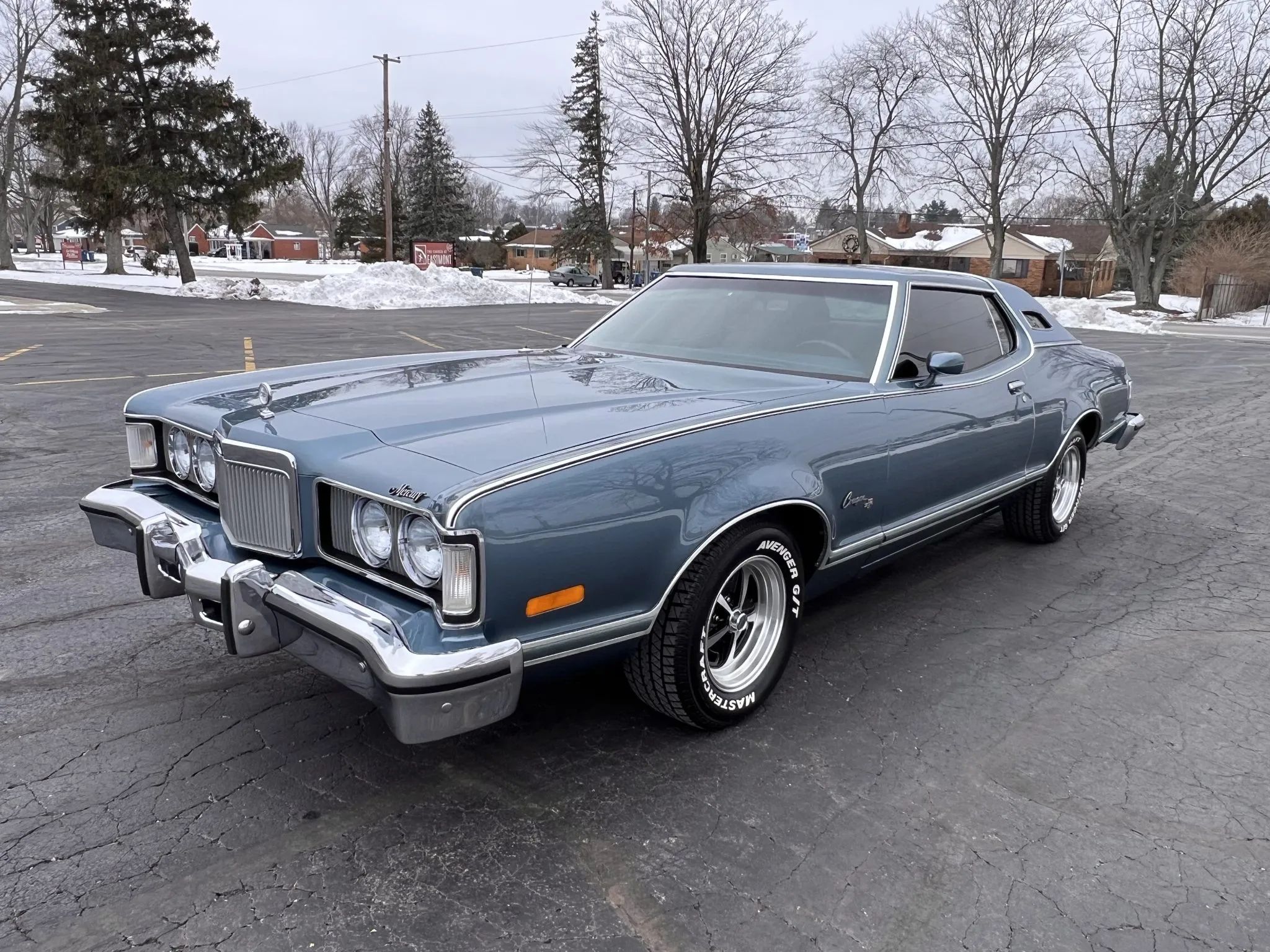 Ford's Gran Torino Elite and Mercury's Cougar XR-7: Ford Undercuts Mercury Again For 1974 14 74 Cougar BaT 1