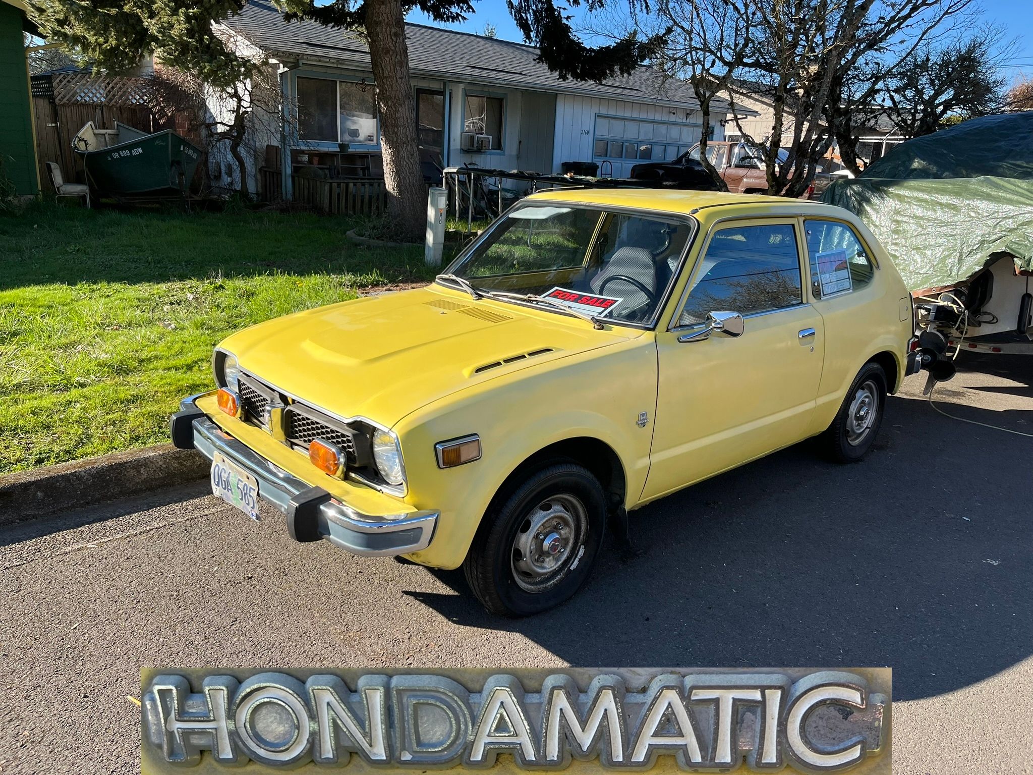 Found: 1977 Honda Civic CVCC With Two-Speed Hondamatic - The VW Beetle's Spiritual Successor - And It's For Sale 1 1977 Honda Civic with Hondamatic