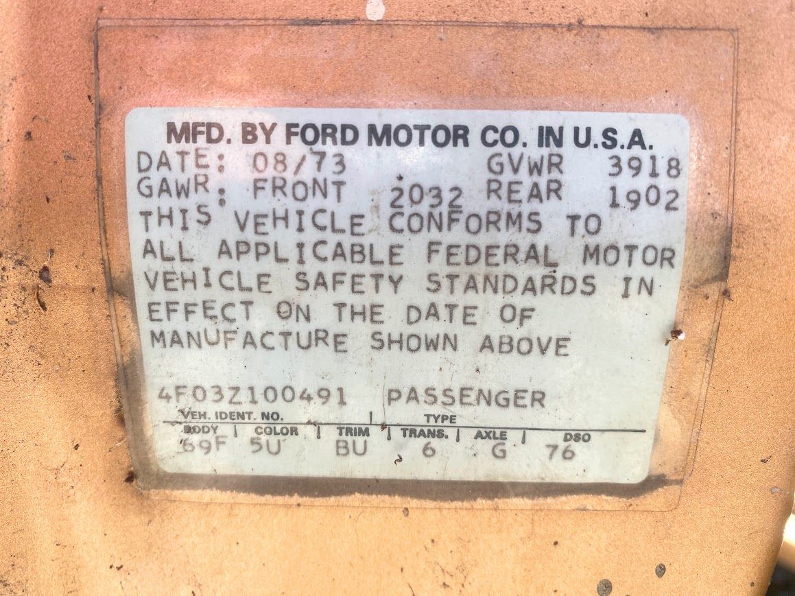 Junkyard Classic: 1974 Ford Mustang II 2+2 - Serial #491, A First Production Day Car? 7 First day production 1974 Mustang II
