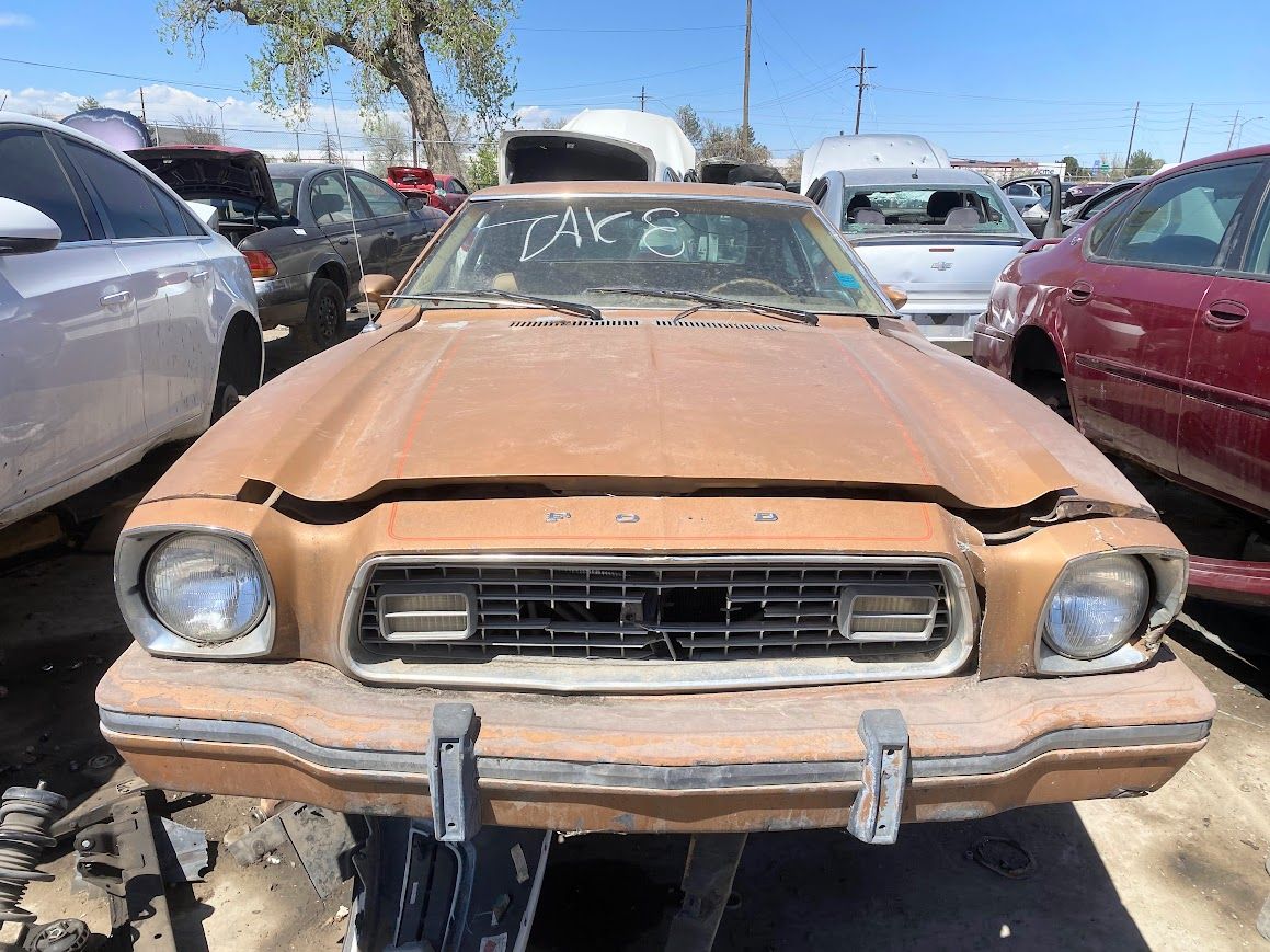 Junkyard Classic: 1974 Ford Mustang II 2+2 - Serial #491, A First Production Day Car? 2 First day production 1974 Mustang II