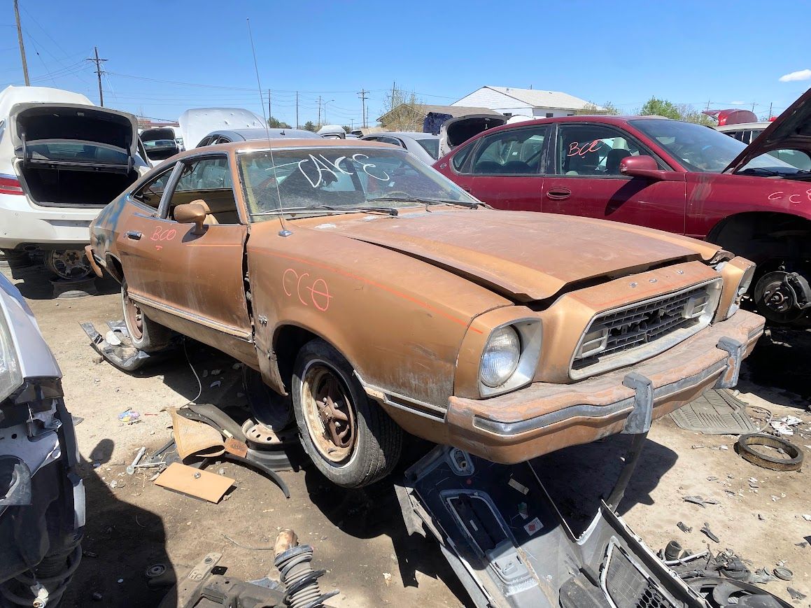 Junkyard Classic: 1974 Ford Mustang II 2+2 - Serial #491, A First Production Day Car? 1 First day production 1974 Mustang II