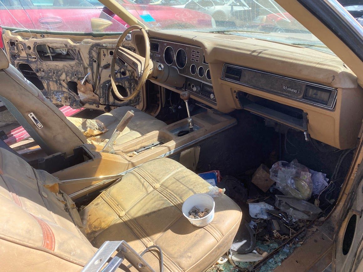 Junkyard Classic: 1974 Ford Mustang II 2+2 - Serial #491, A First Production Day Car? 20 First day production 1974 Mustang II