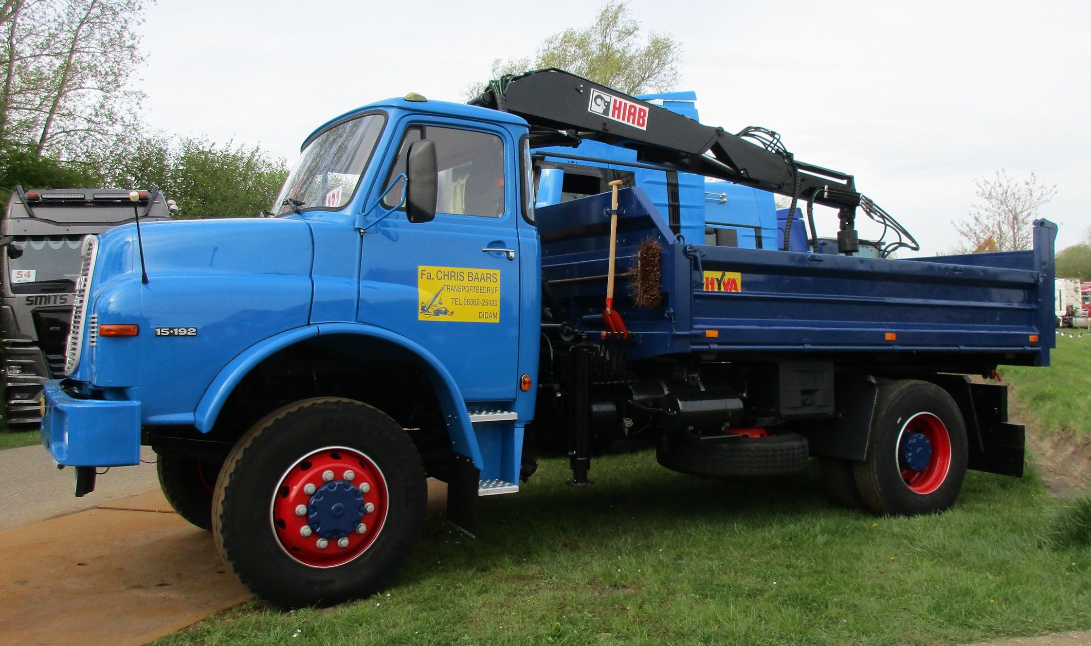 1982 MAN 15.192 HAK Dump Truck - An Authentic Full-Size 4x4 Single Cab Pickup 2 Baars Didam - 1982 MAN 15.192 HAK 4x4 dump truck - 2