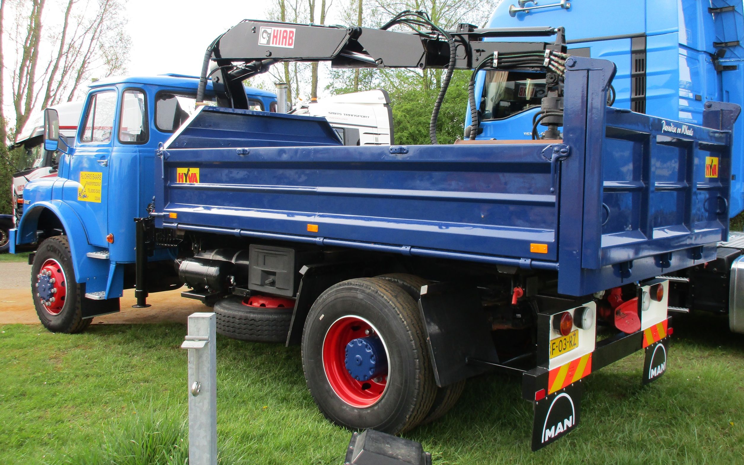 1982 MAN 15.192 HAK Dump Truck - An Authentic Full-Size 4x4 Single Cab Pickup 3 Baars Didam - 1982 MAN 15.192 HAK 4x4 dump truck - 3