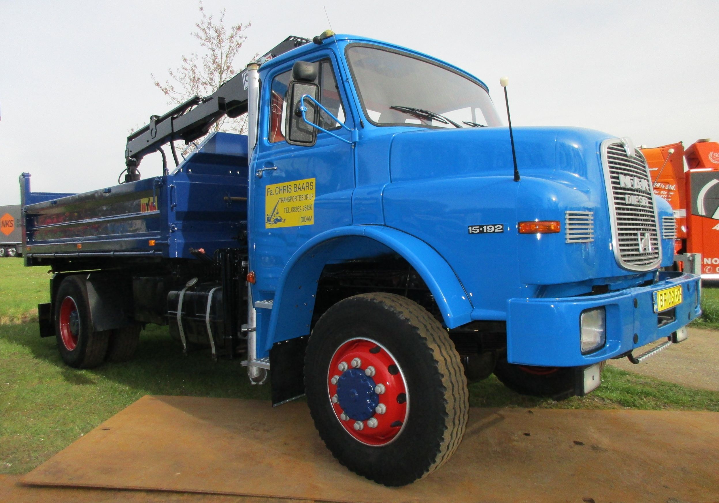 1982 MAN 15.192 HAK Dump Truck - An Authentic Full-Size 4x4 Single Cab Pickup 10 Baars Didam - 1982 MAN 15.192 HAK 4x4 dump truck - 10