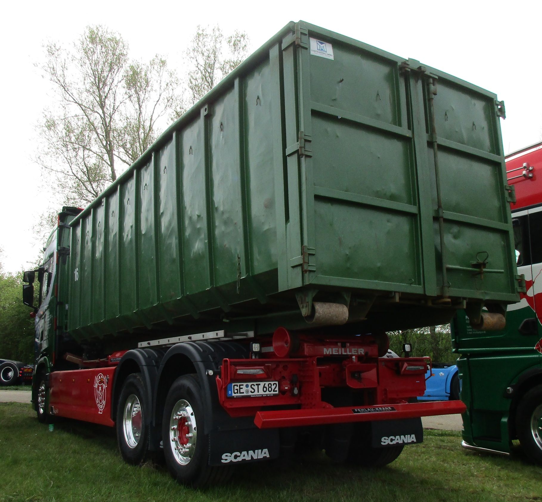 Ernst Steffens - Scania 590S V8 6x2 truck with Meiller hooklift hoist - 2