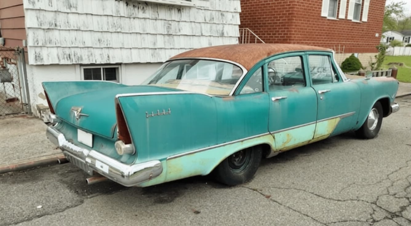 1957 Plymouth Savoy 4-Door Sedan: Unlikely Survivor on Staten Island 2 Screenshot 2026 04 11 at 00 01 34 Staten Island Ny Usa April 19 Stock Photo 2645854295 Shutterstock ezremove