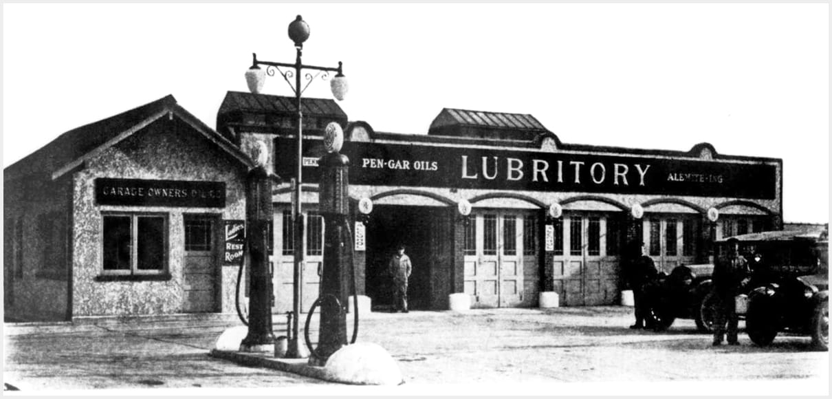 Early Quick Lube And Oil Change Shops: Take Your Car To the “Lubritorium” -- The Grimy History Of Two Obsolete Terms 5 1927 Lubritory