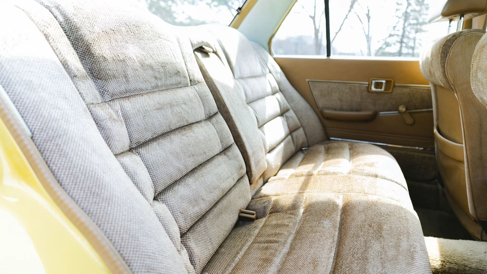 1979 Toyota Corona LE: Plush, Pricey, Conservative American-Style Luxury In A Smaller Package 10 Back seat of a 1979 T130 Corona four-door sedan, seen through the right rear door