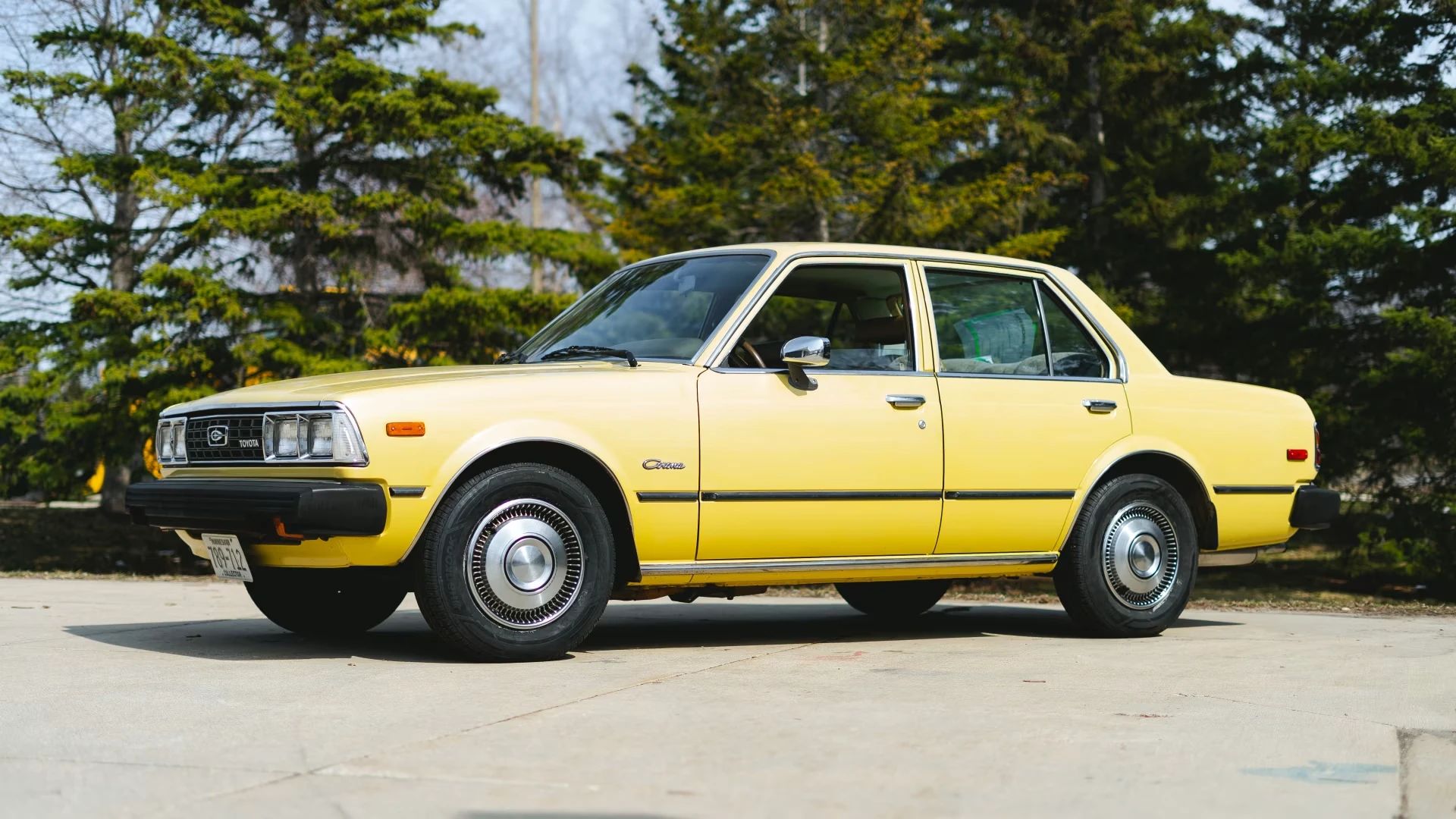 1979 Toyota Corona LE: Plush, Pricey, Conservative American-Style Luxury In A Smaller Package 11 Left front 3q view of a 1979 T130 Corona four-door sedan
