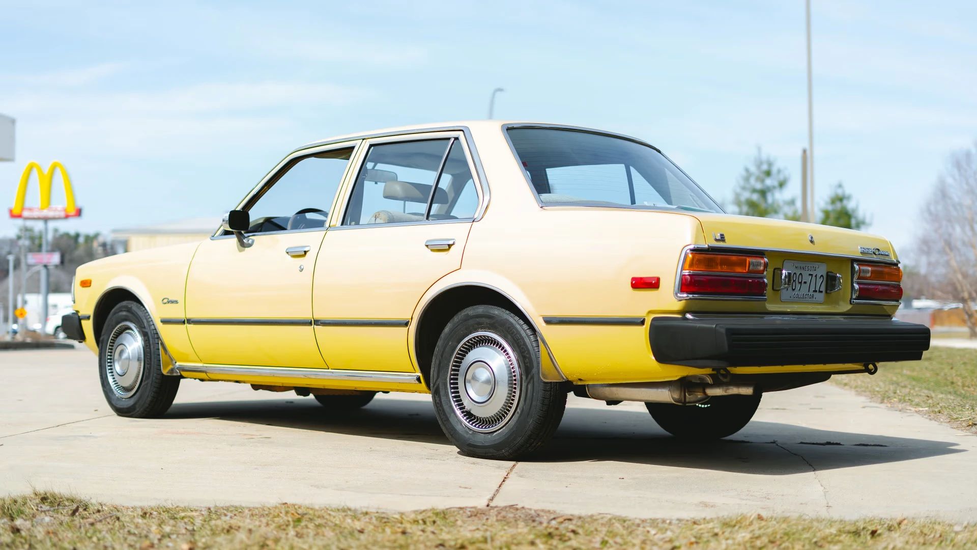 1979 Toyota Corona LE: Plush, Pricey, Conservative American-Style Luxury In A Smaller Package 5 Left rear 3q view of a 1979 T130 Corona four-door sedan