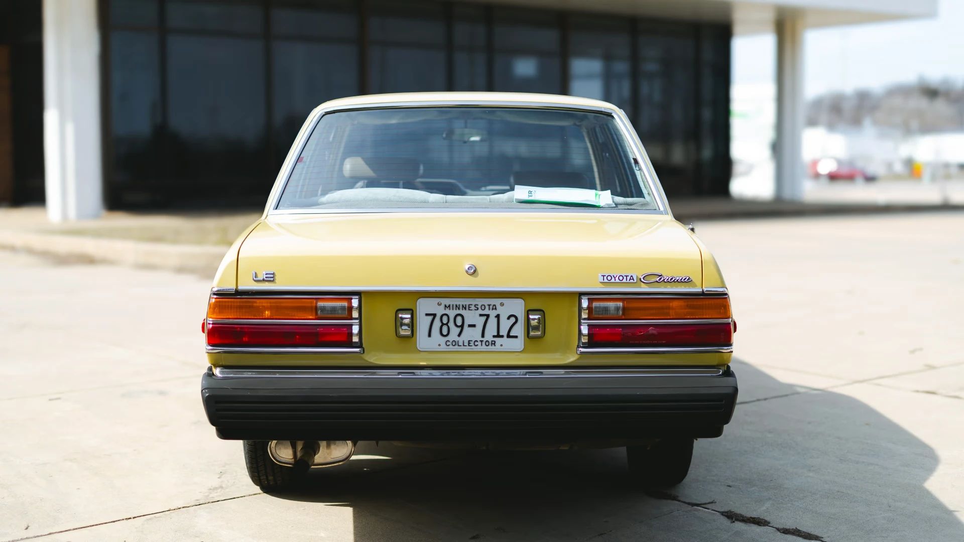 1979 Toyota Corona LE: Plush, Pricey, Conservative American-Style Luxury In A Smaller Package 14 Rear view of a 1979 T130 Corona sedan
