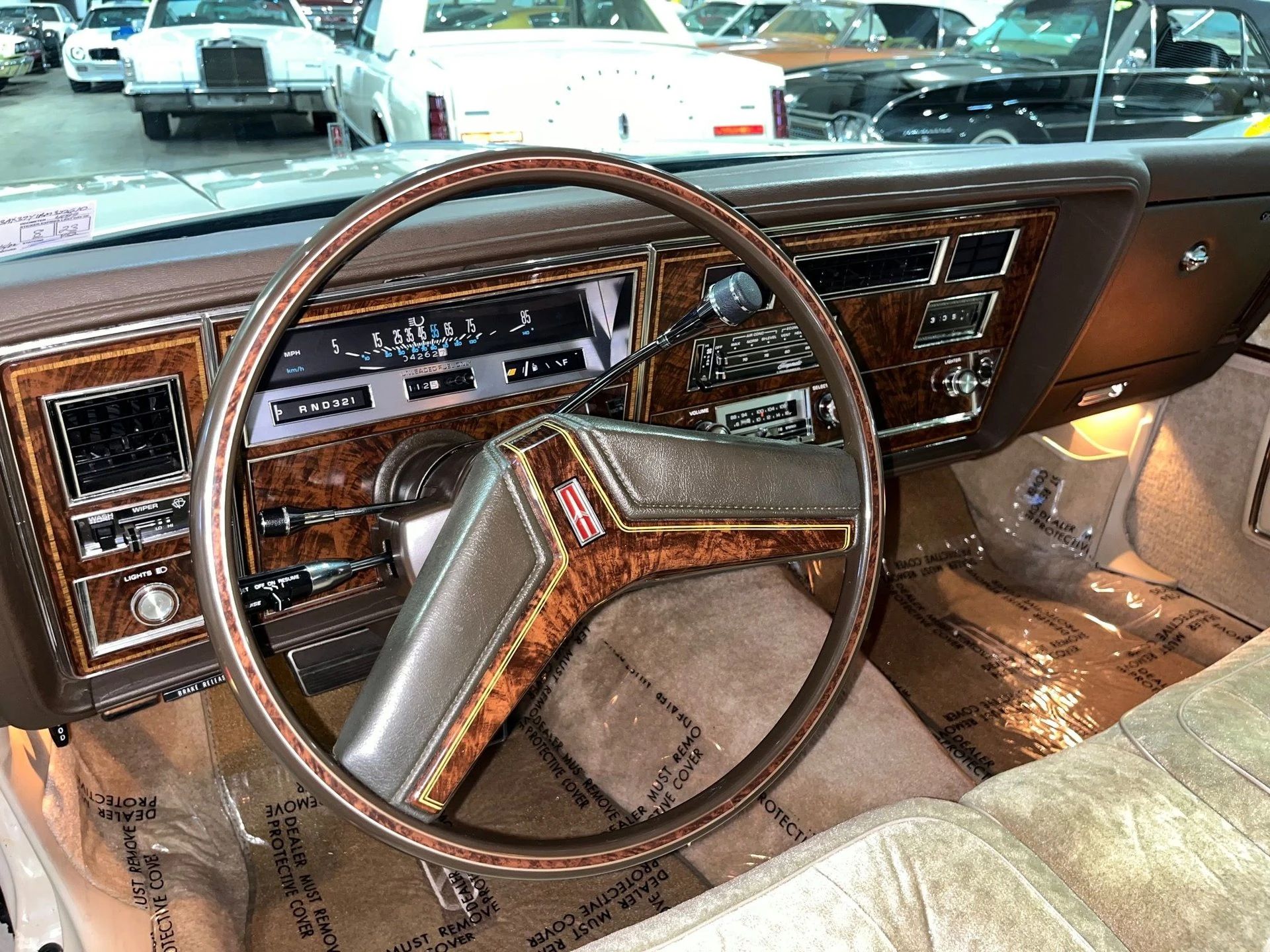 Dashboard of a 1981 Oldsmobile 98