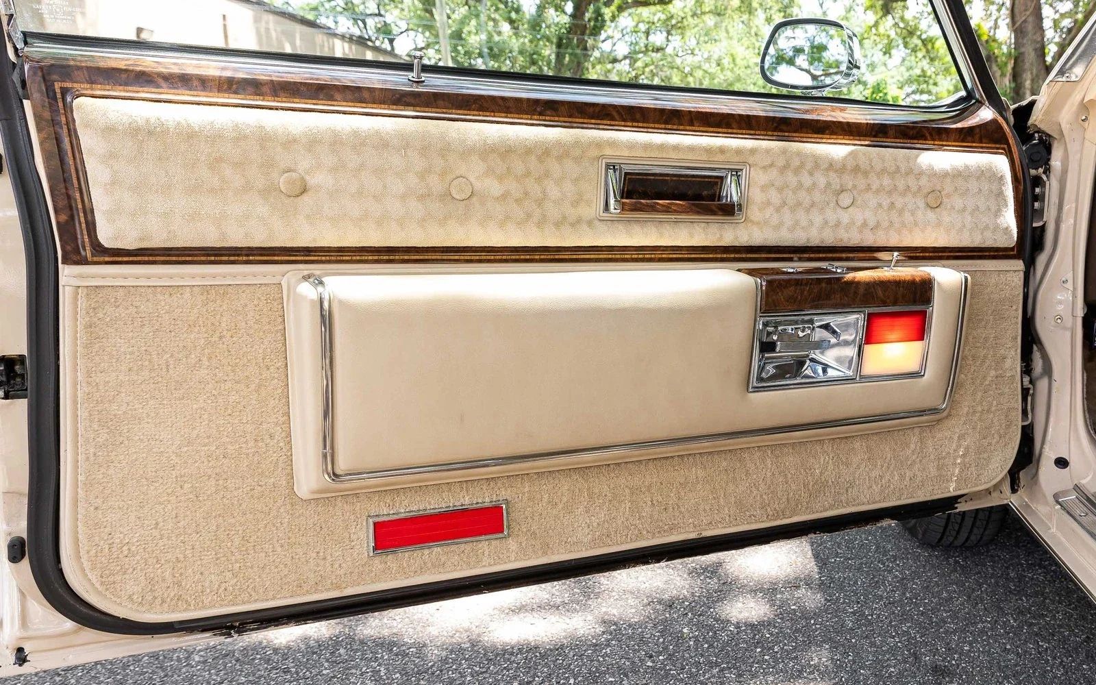 Driver's door trim of a 1981 Oldsmobile 98
